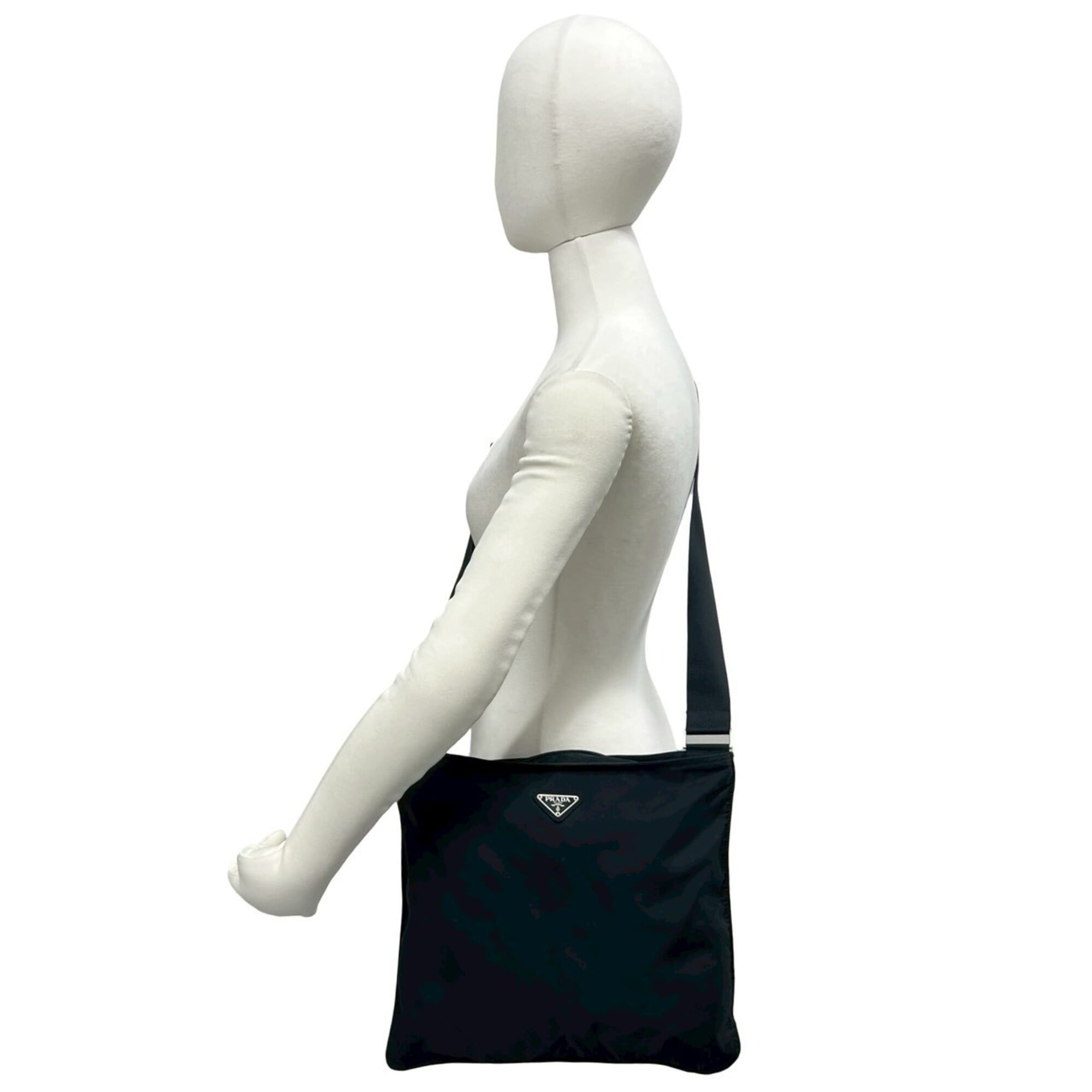 Prada Black Nylon Shoulder Bag (Pre-Owned)