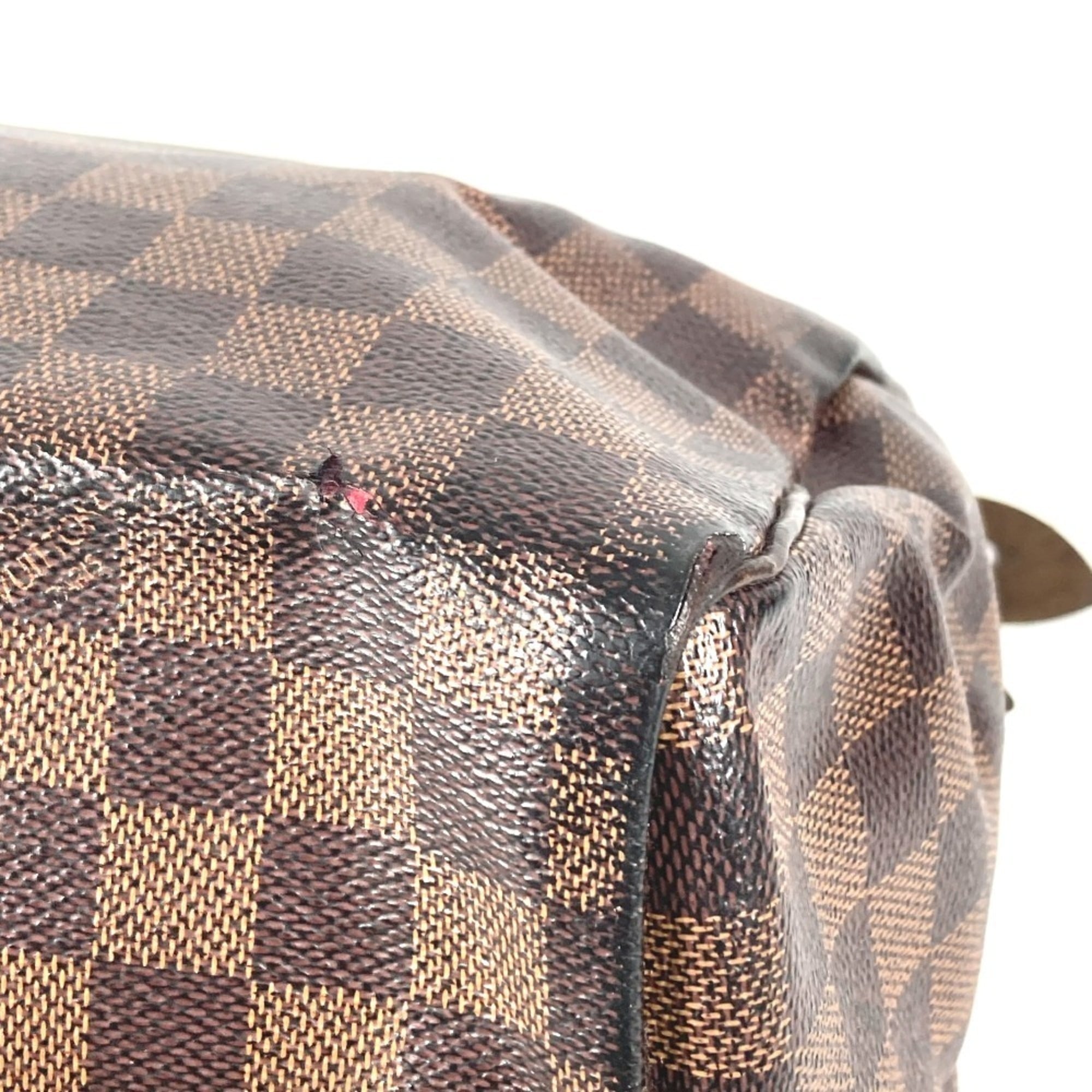 Louis Vuitton Brown Damier Canvas Boston Bag Handbag (Pre-Owned)