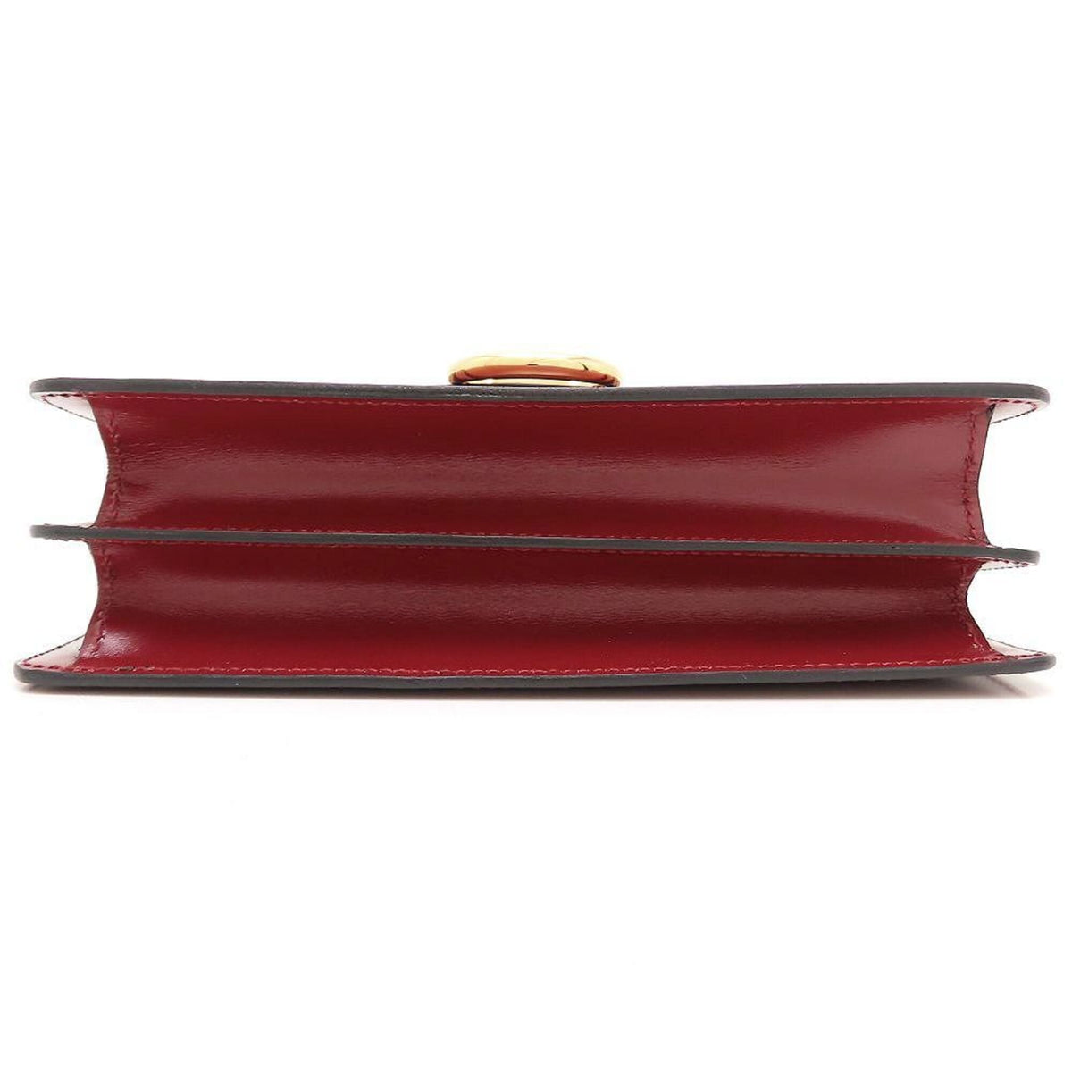 Celine Wine Leather Handbag (Pre-Owned)