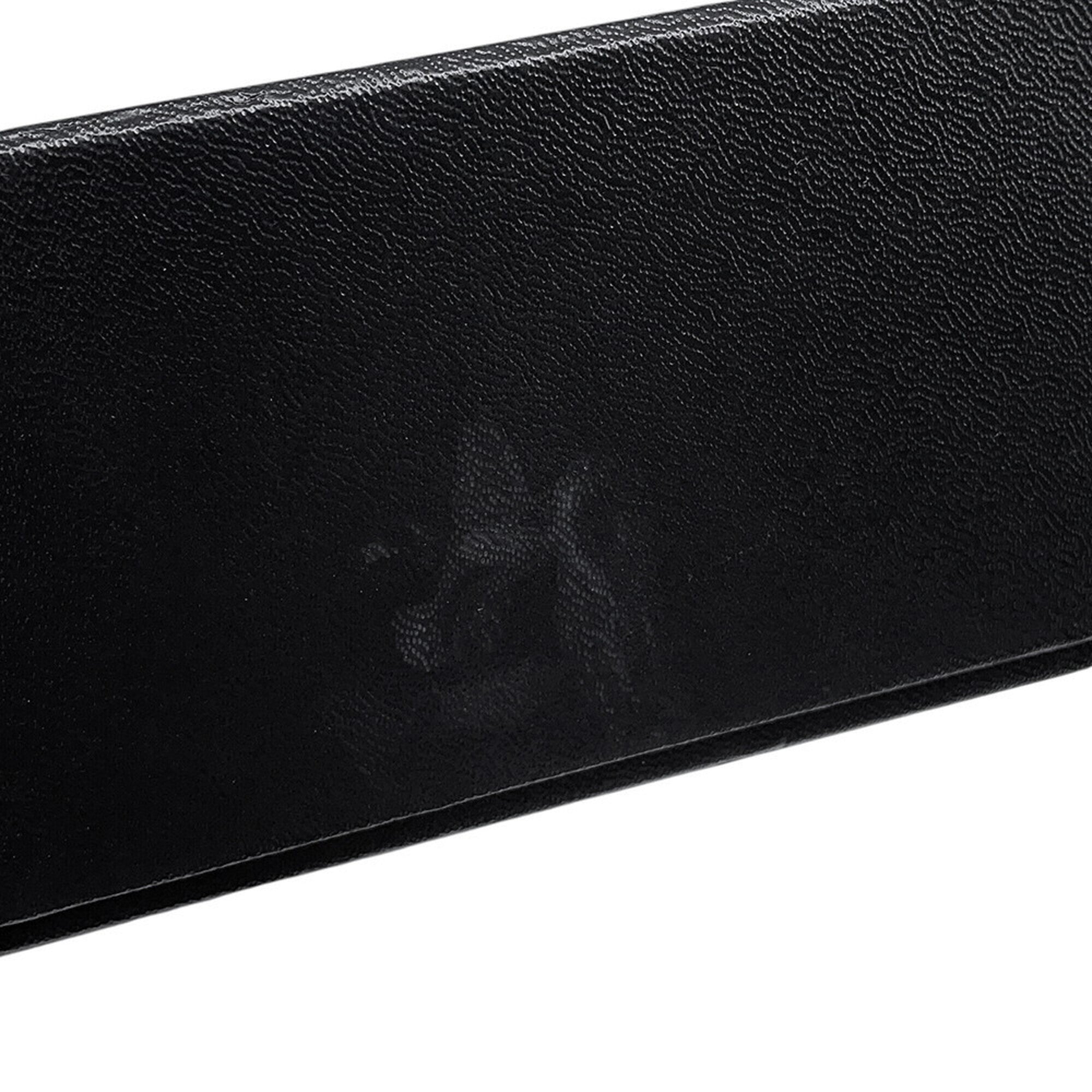 Chanel Black Grained Calfskin Shoulder Bag (Pre-Owned)
