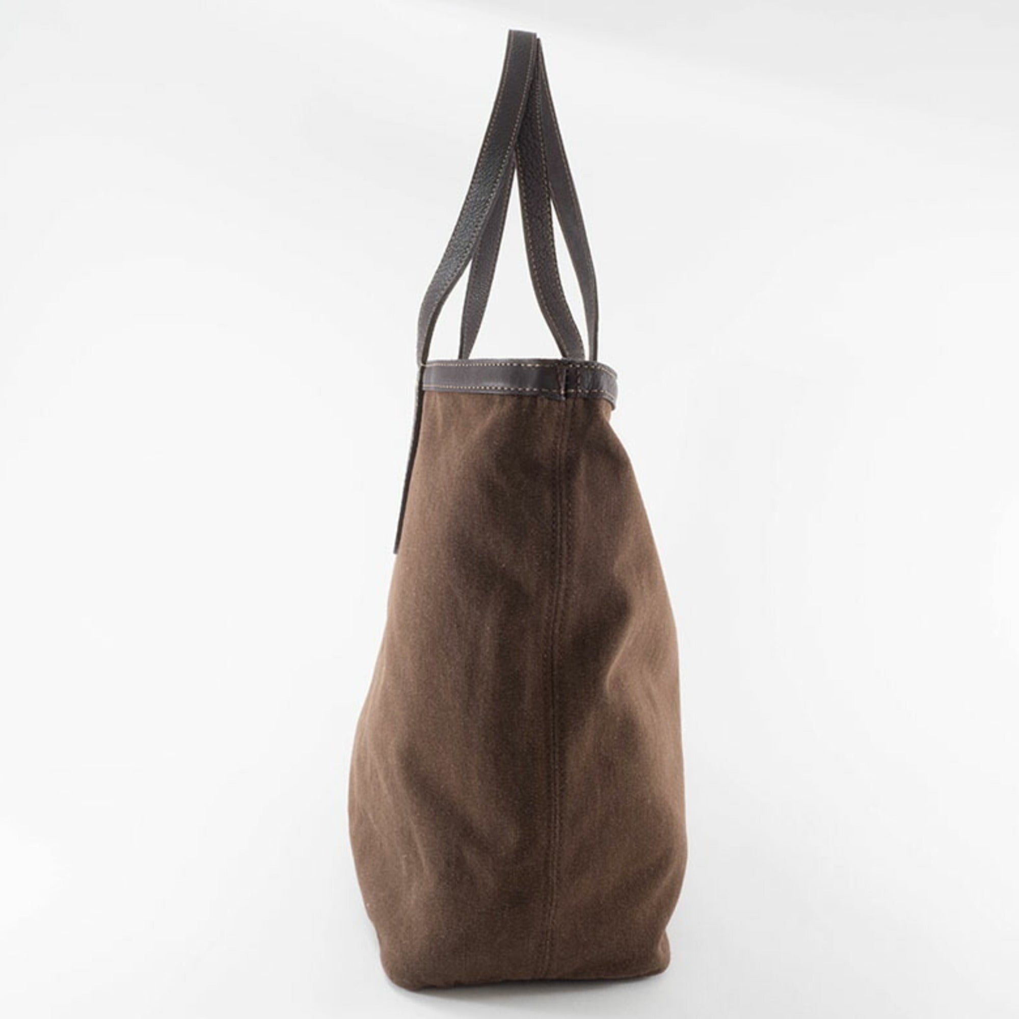 Burberry Brown Multi-Color Canvas Wool Felt Tote Bag (Pre-Owned)