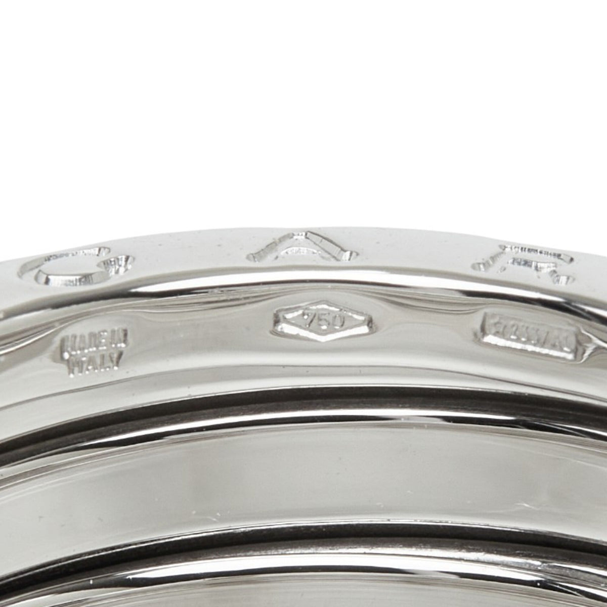Bvlgari White Gold White Gold (18K) Band Ring (Pre-Owned)