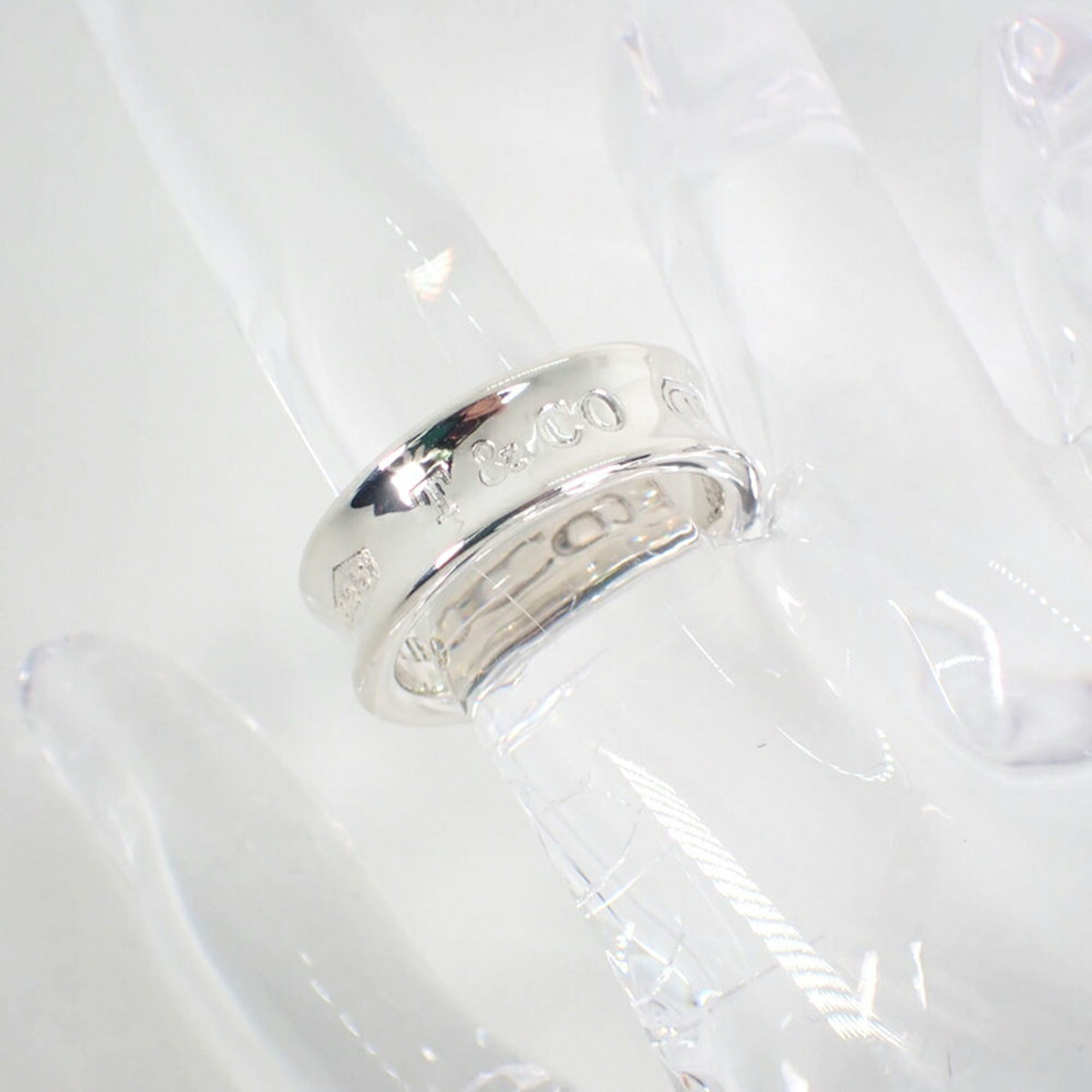 Tiffany Sterling Silver 925 Band Ring (Pre-Owned)