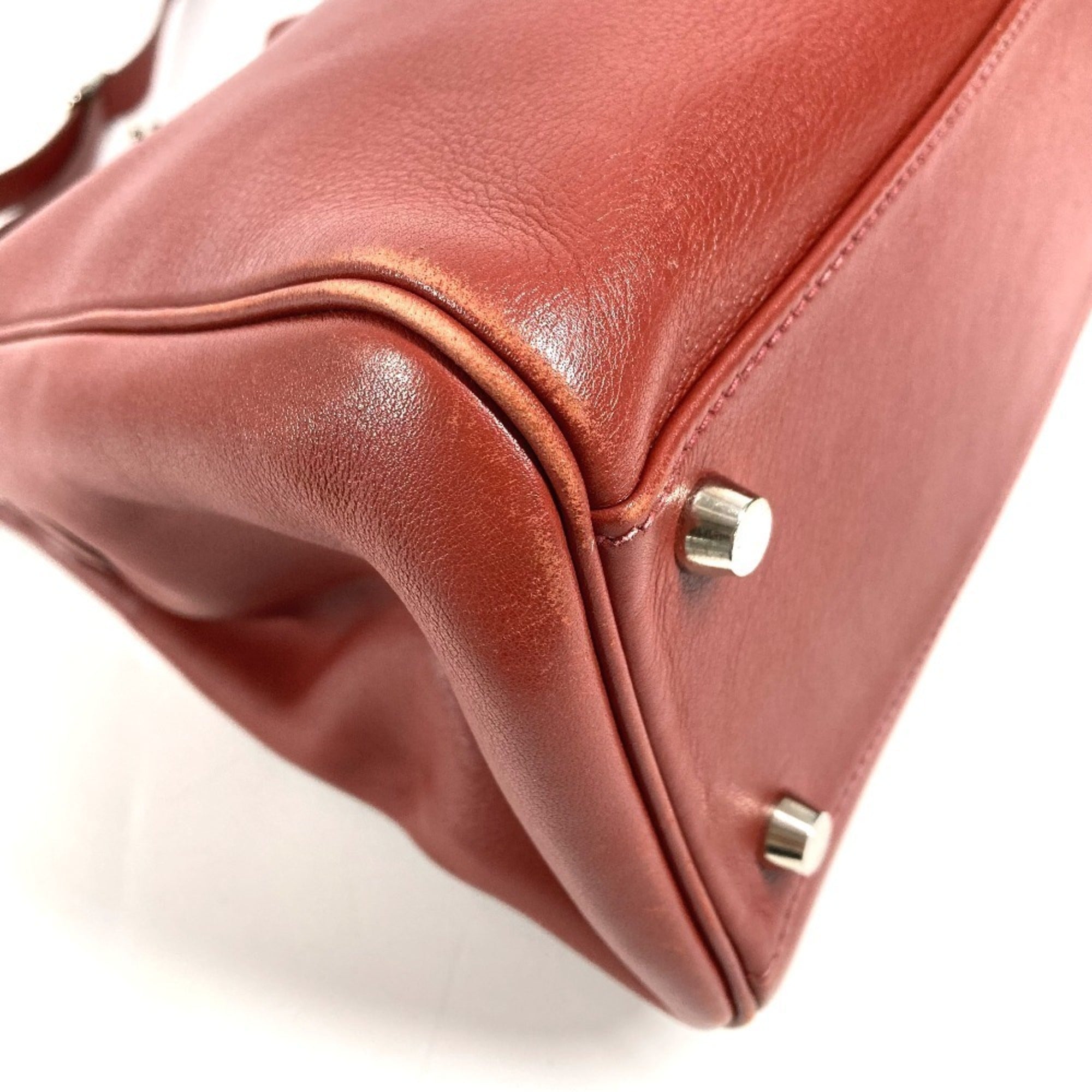 Hermes Kelly Brown Leather Shoulder Bag (Pre-Owned)