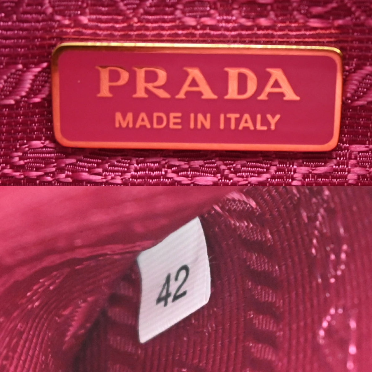 Prada Pink Leather Shoulder Bag (Pre-Owned)