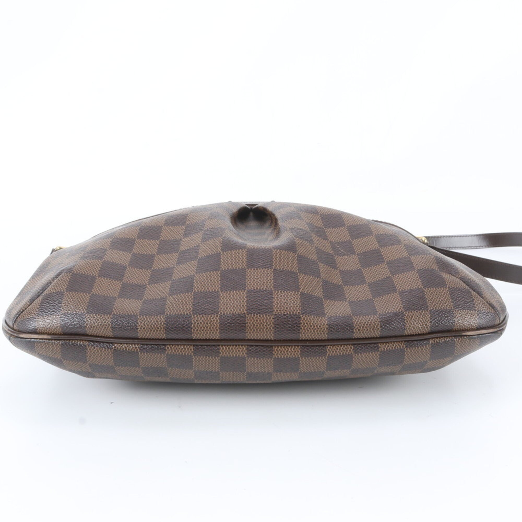 Louis Vuitton Brown Damier Canvas Leather Coated Canvas Shoulder Bag (Pre-Owned)