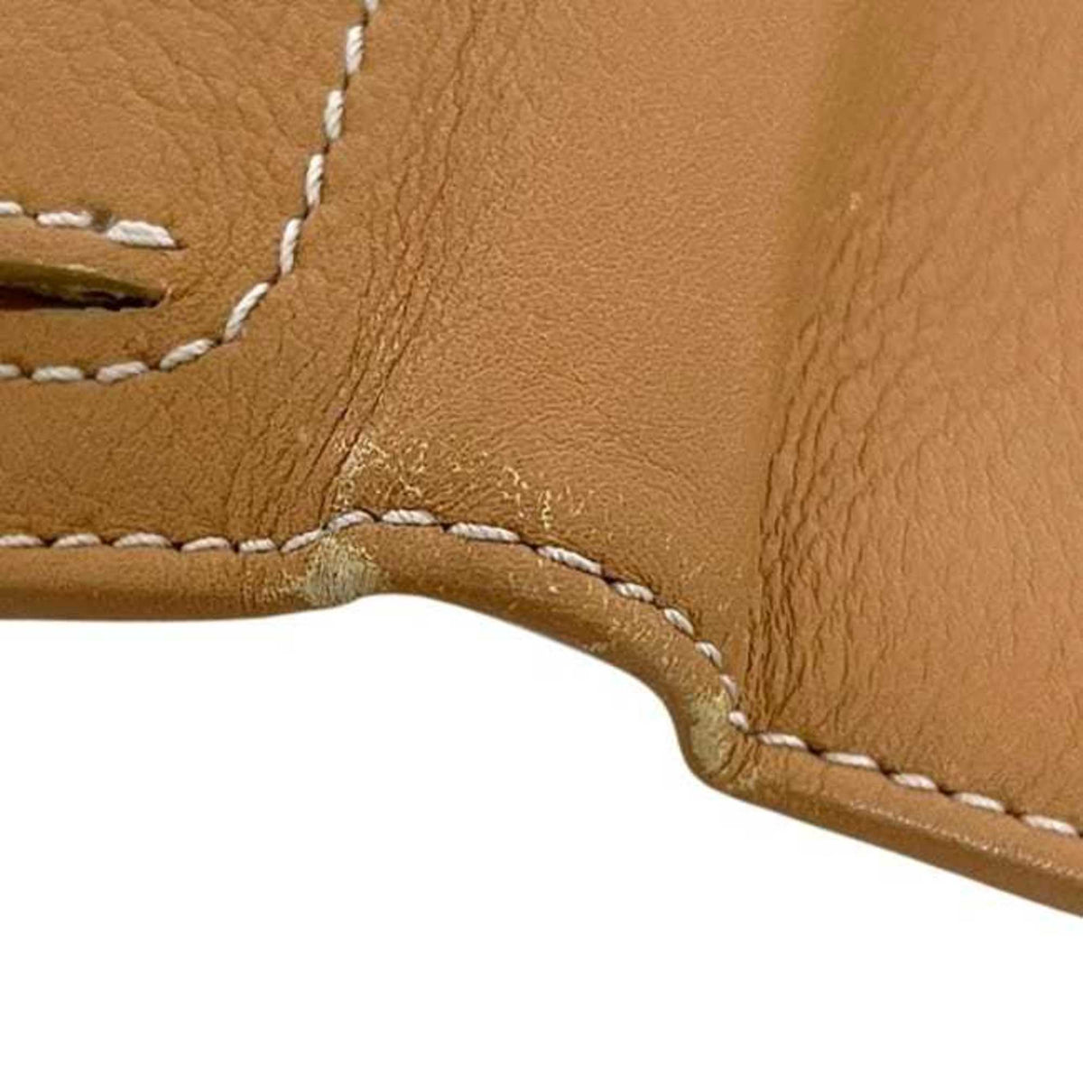 Salvatore Ferragamo Brown Camel Leather Wallet (Bi-Fold) (Pre-Owned)
