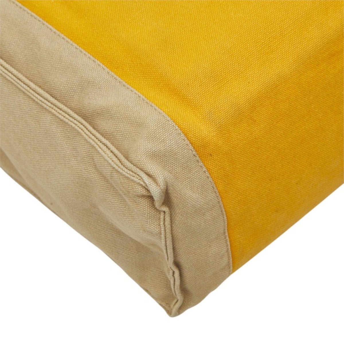 Hermes Beige Yellow Canvas Clutch Bag (Pre-Owned)