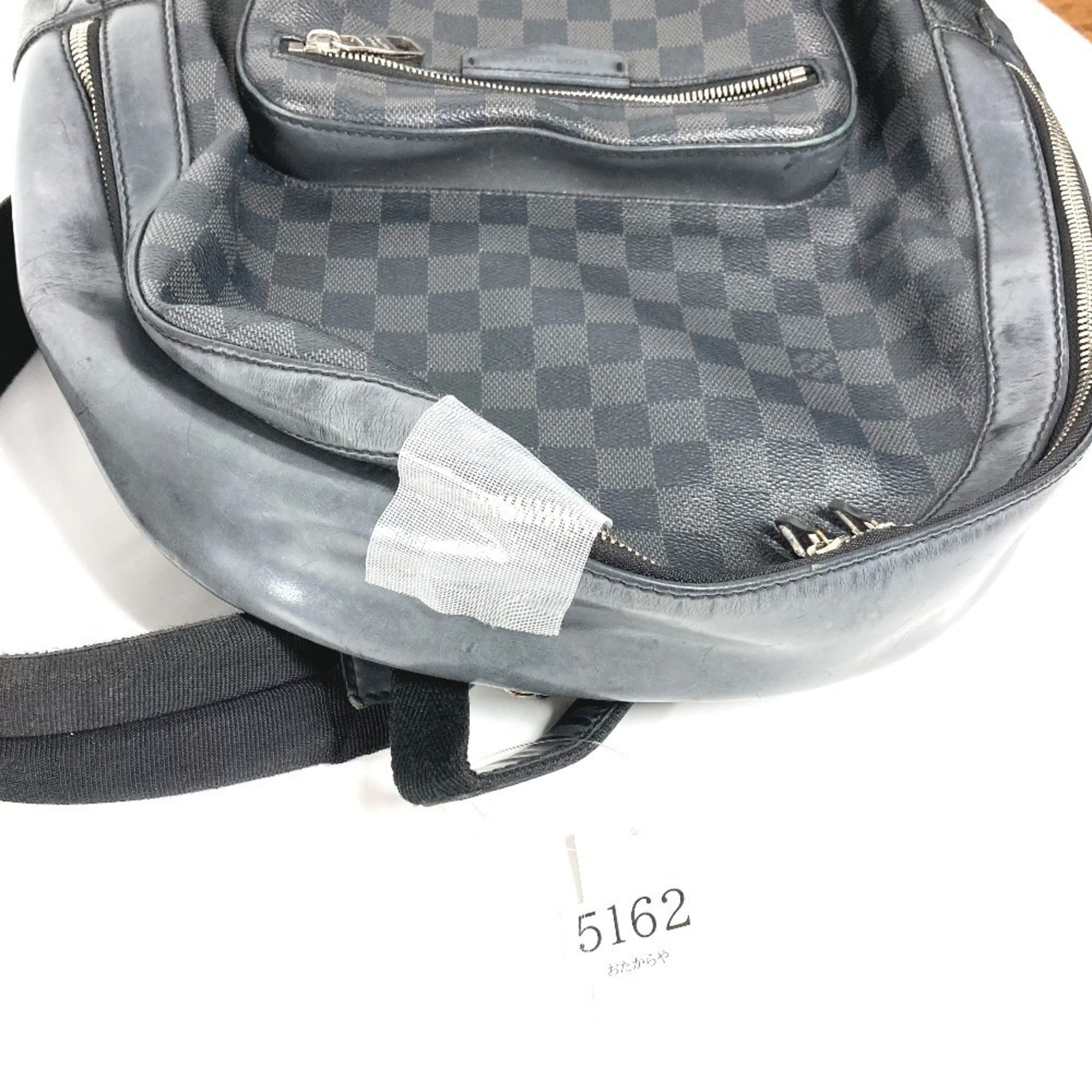 Louis Vuitton Black Damier Graphite Backpack (Pre-Owned)