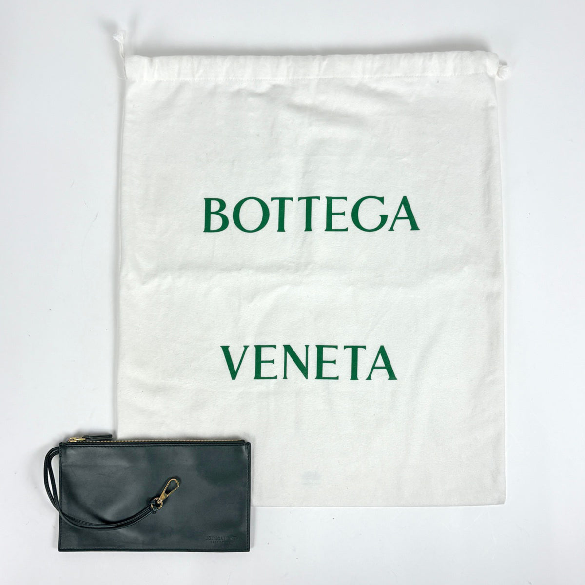 Bottega Veneta Green Leather Tote Bag (Pre-Owned)