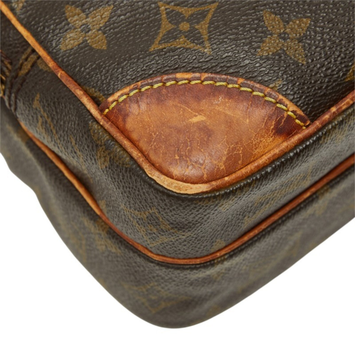 Louis Vuitton Brown Pvc Leather Shoulder Bag (Pre-Owned)