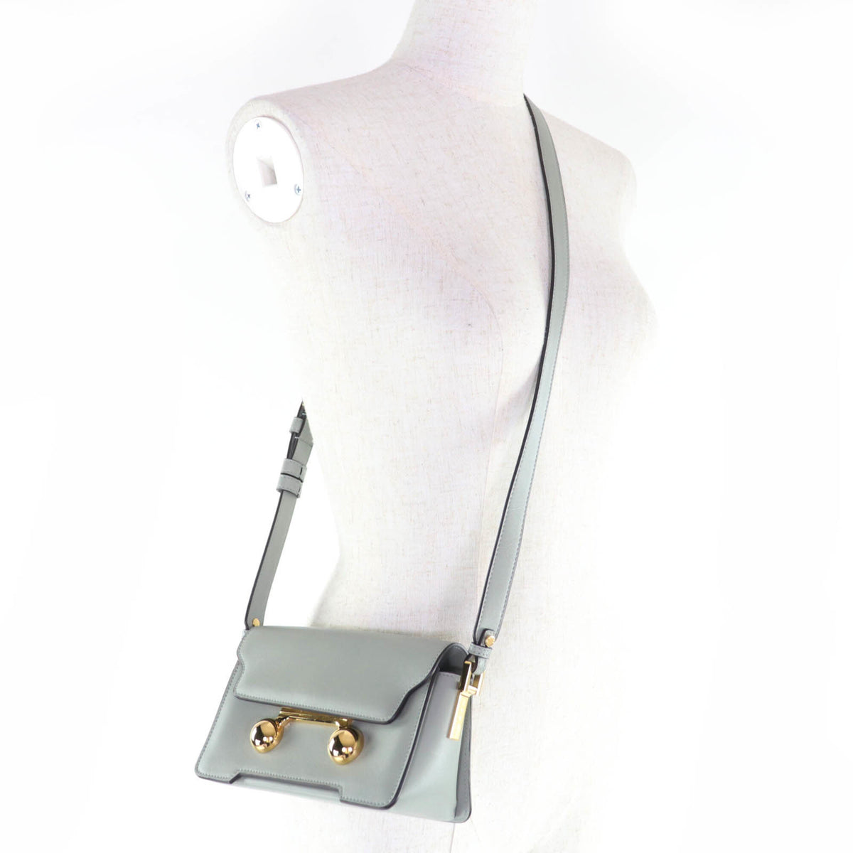 Marni Green Leather Shoulder Bag (Pre-Owned)