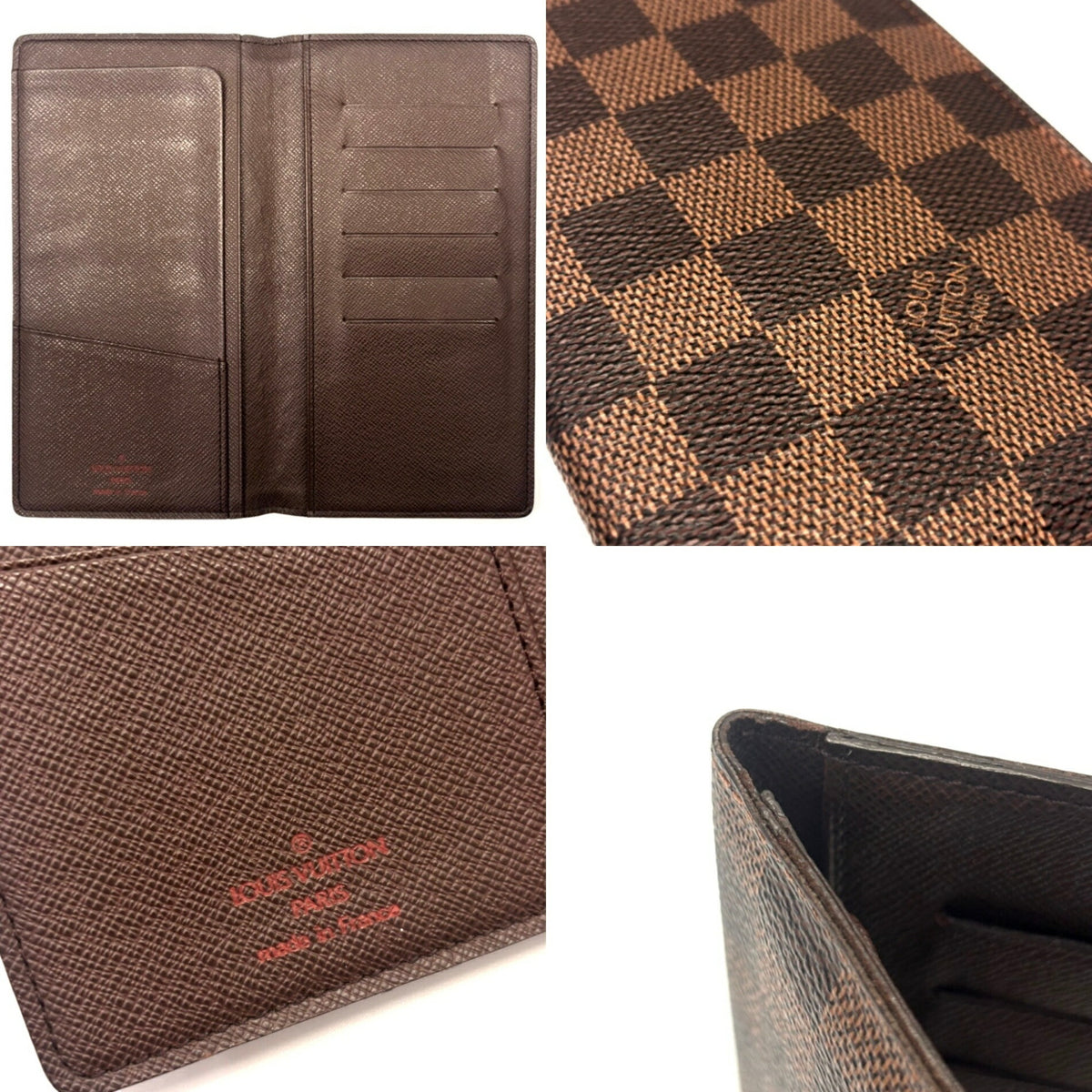 Louis Vuitton Damier Canvas Long Wallet (Bi-Fold) (Pre-Owned)