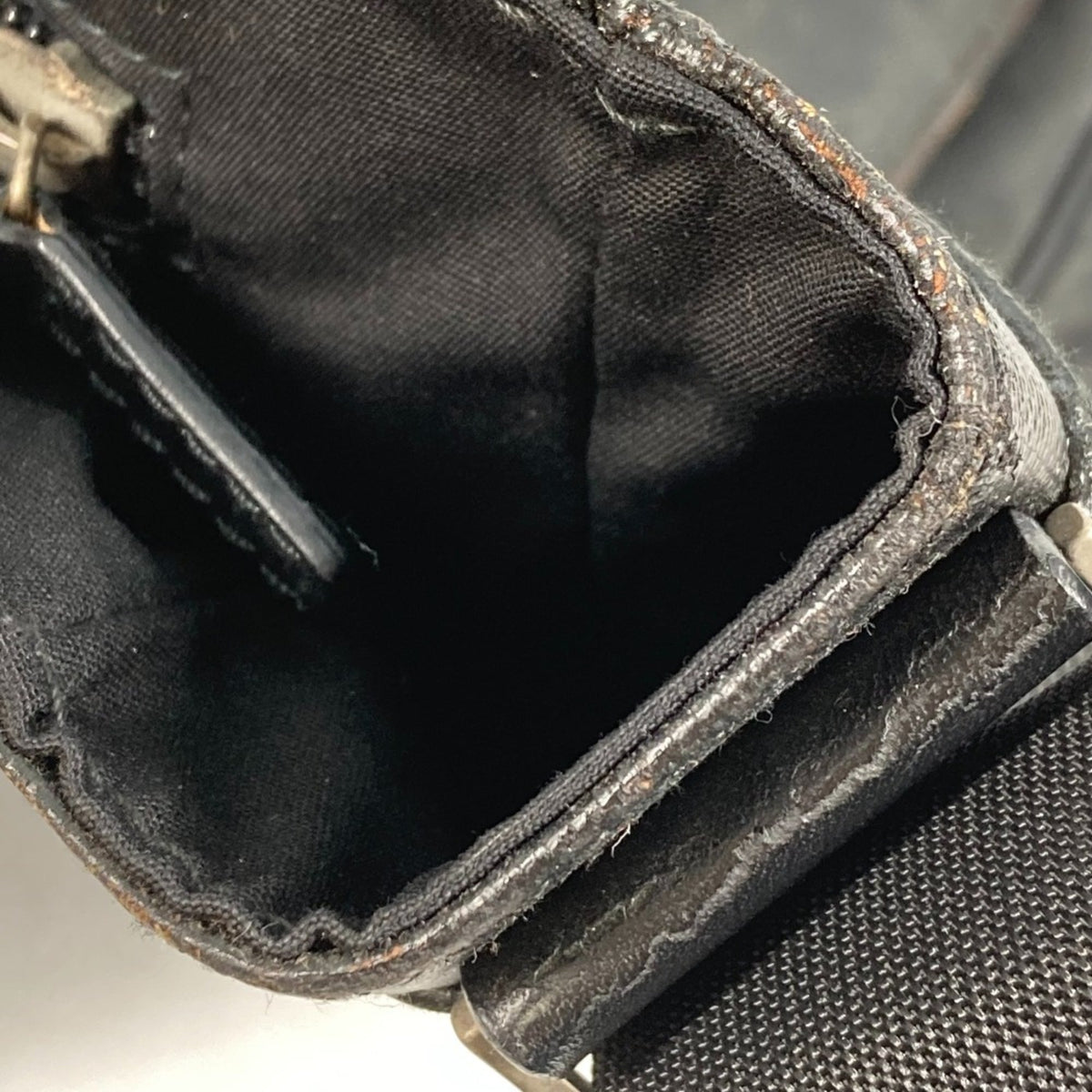 Dior Homme Black Pvc Messenger Bag Shoulder Bag (Pre-Owned)