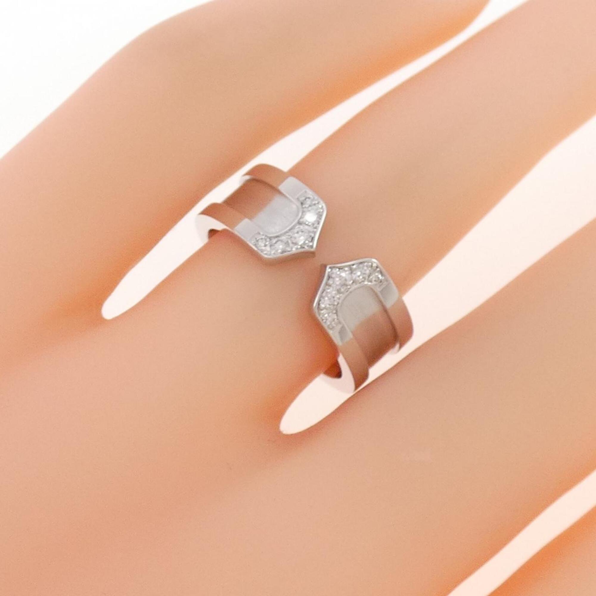 Cartier C2 White Gold (18K) Band Ring (Pre-Owned)