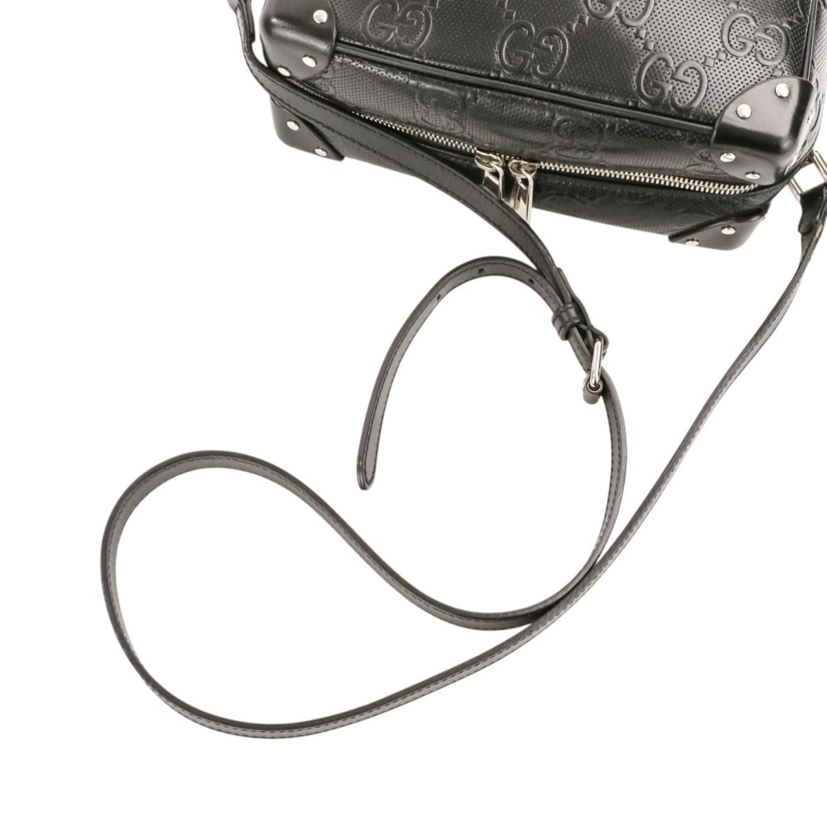 Gucci Black Leather Shoulder Bag (Pre-Owned)