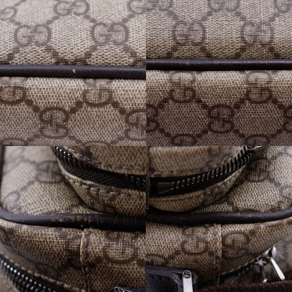 Gucci Brown Gg Supreme Canvas Shoulder Bag (Pre-Owned)