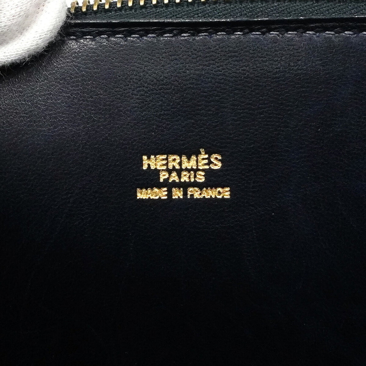 Hermes Blue Indigo Handbag (Pre-Owned)