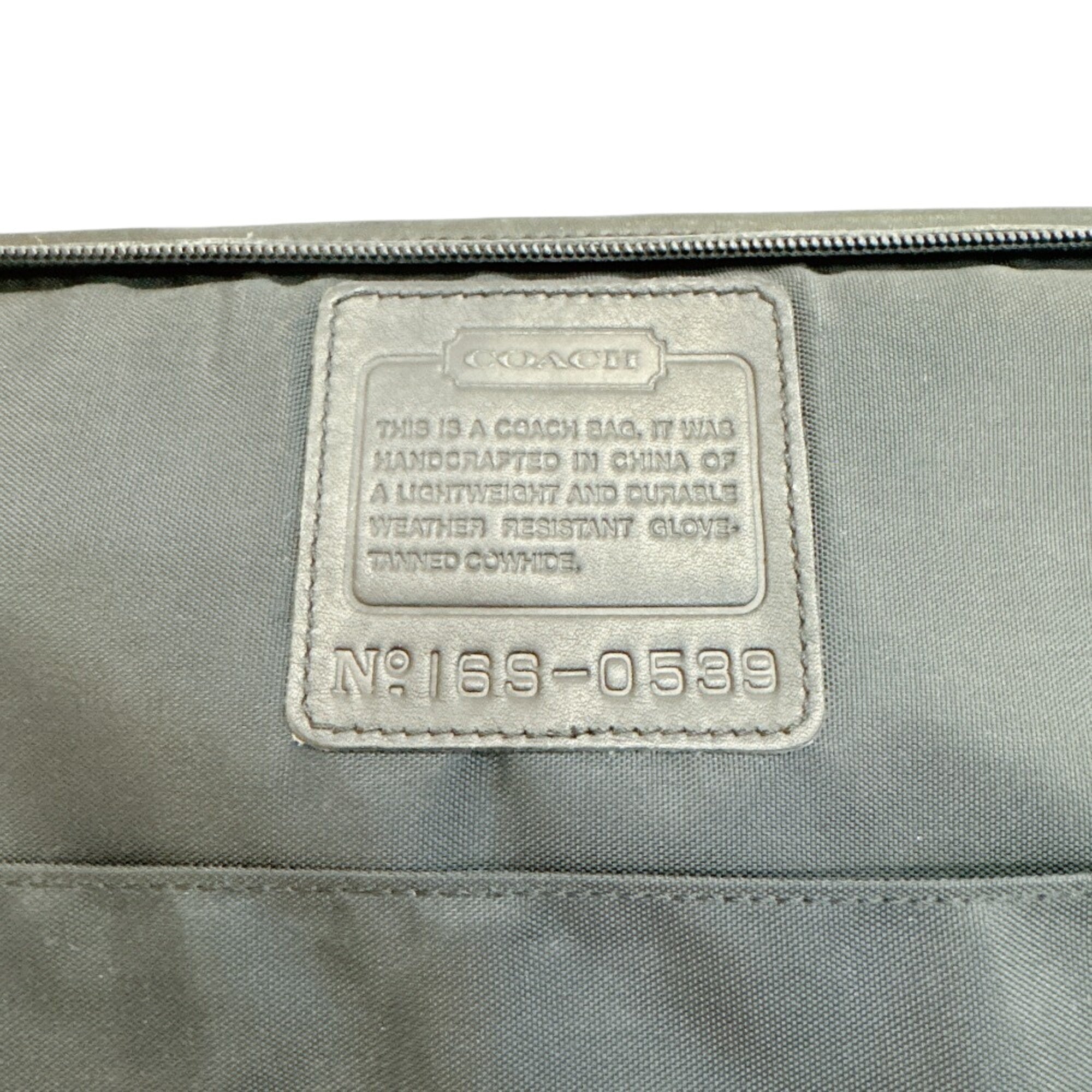 Coach Black Leather Briefcase (Pre-Owned)