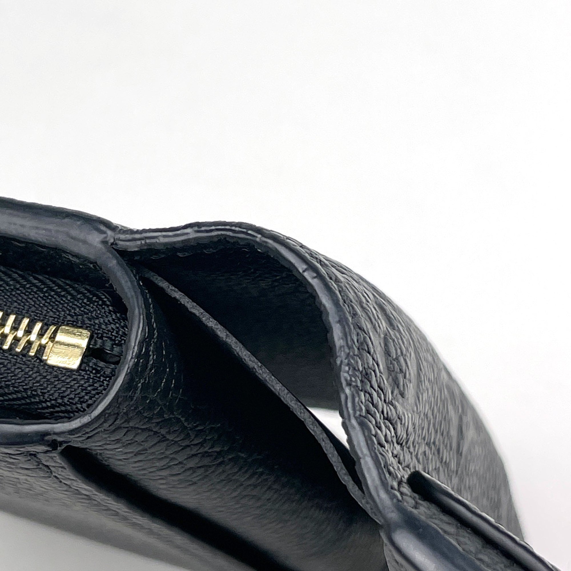 Louis Vuitton Black Noir Monogram Empreinte Wallet (Bi-Fold) (Pre-Owned)