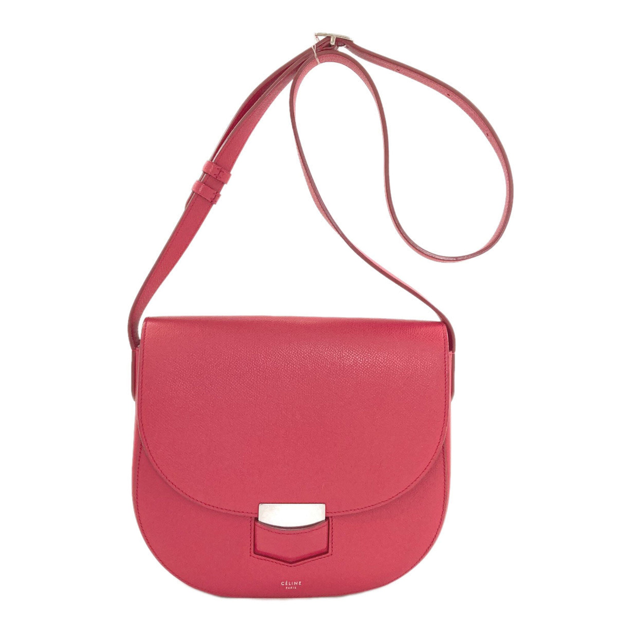 Celine Pink Leather Shoulder Bag (Pre-Owned)
