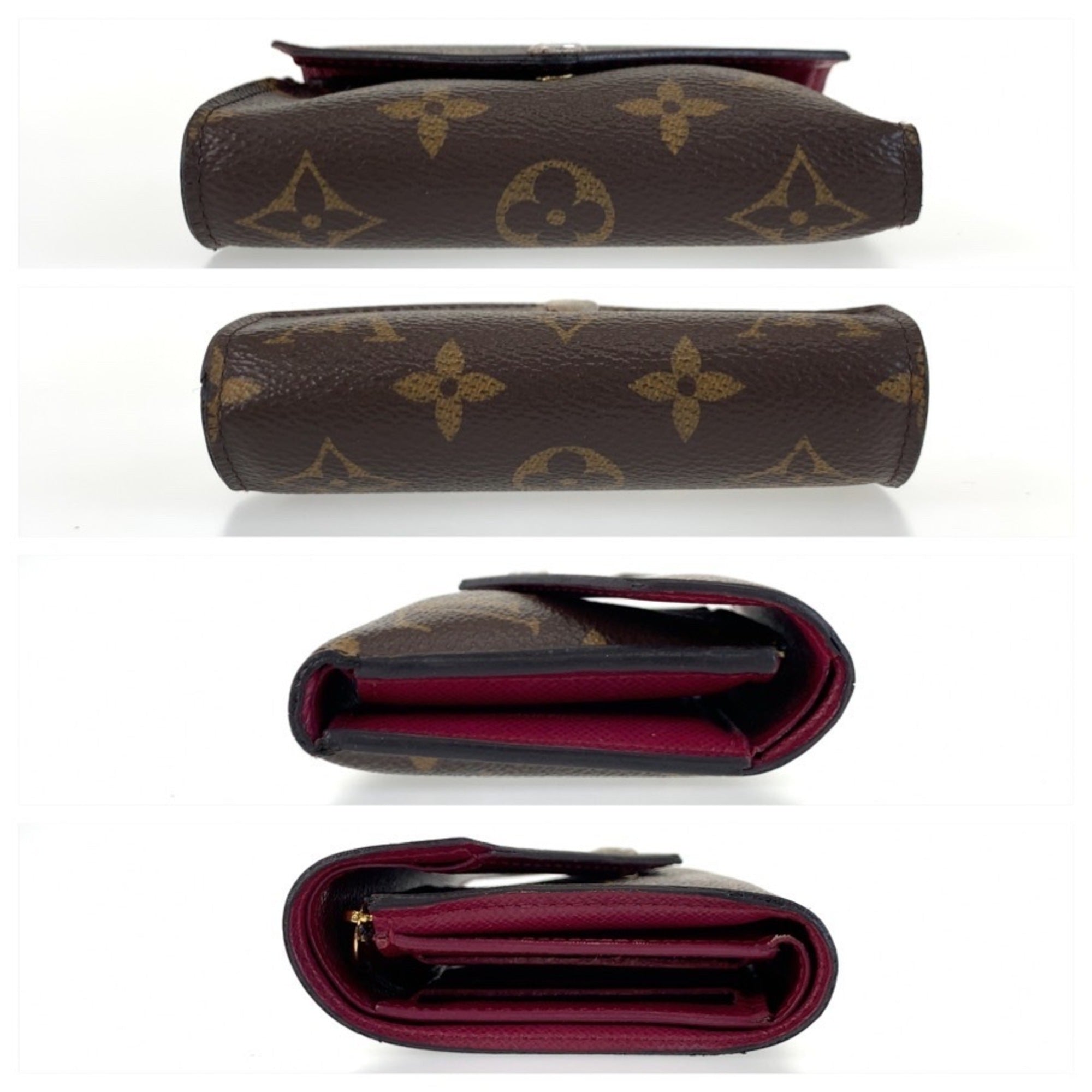 Louis Vuitton Brown Monogram Pvc Wallet (Tri-Fold) (Pre-Owned)