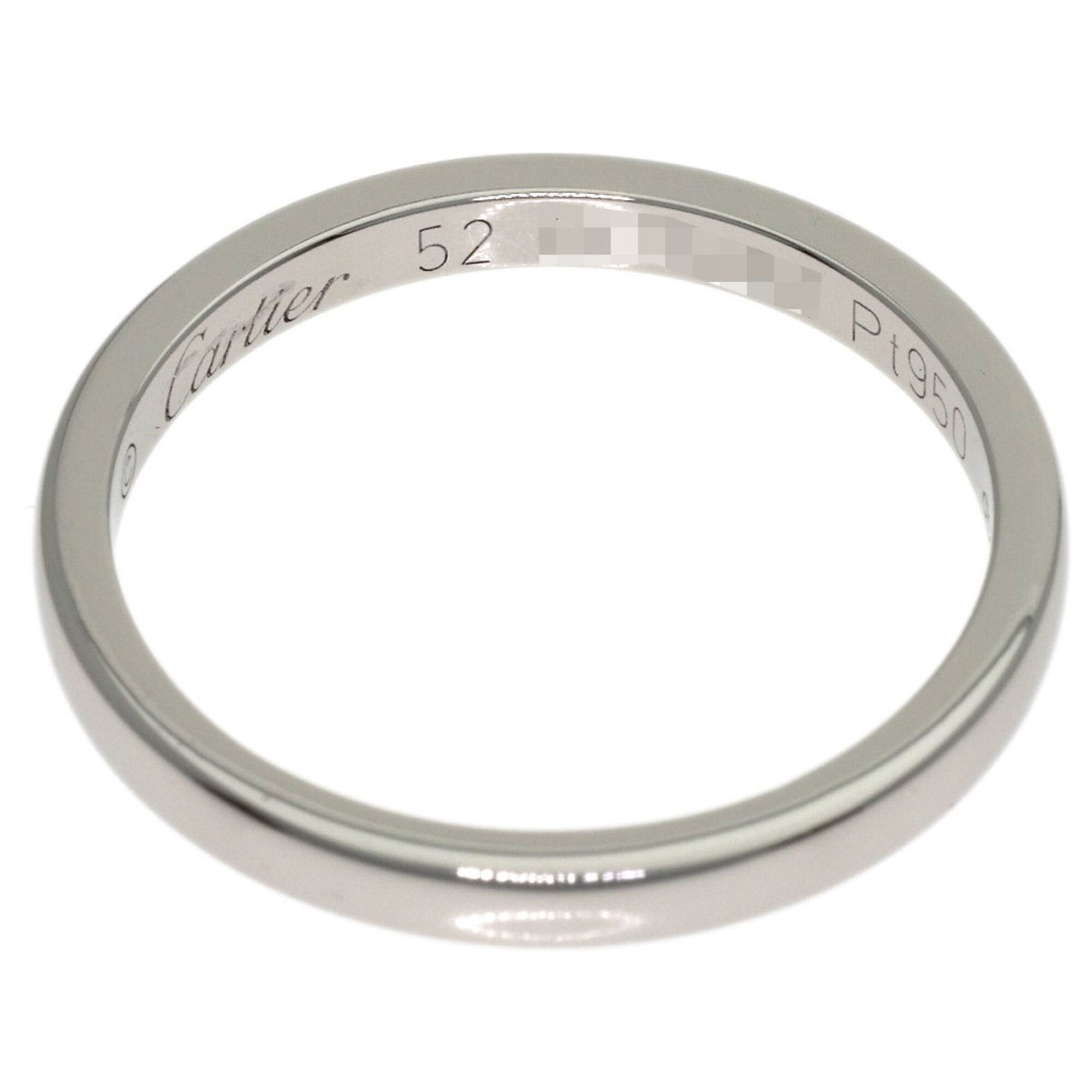 Cartier Platinum 950 Band Ring (Pre-Owned)