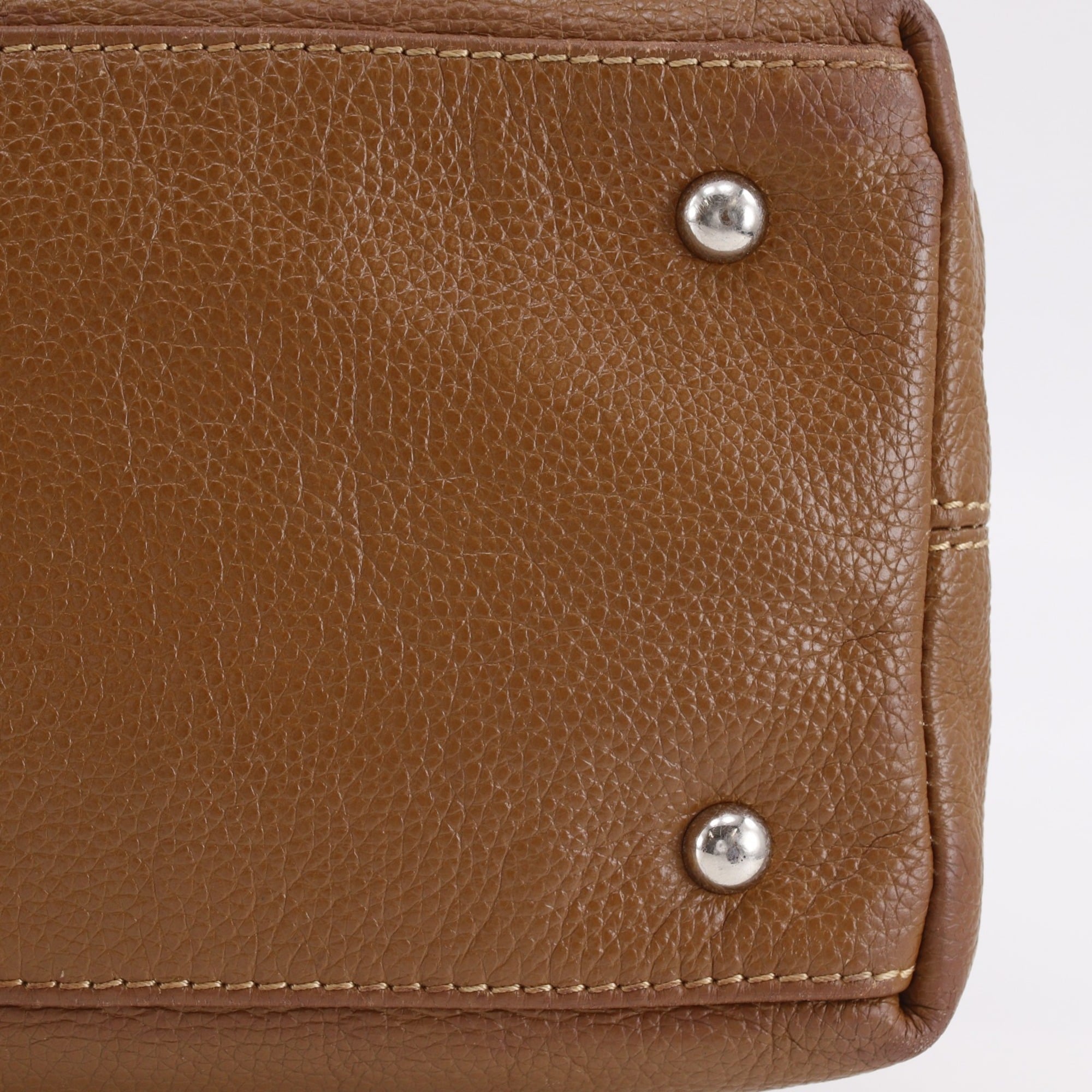 Gucci Brown Leather Tote Bag (Pre-Owned)