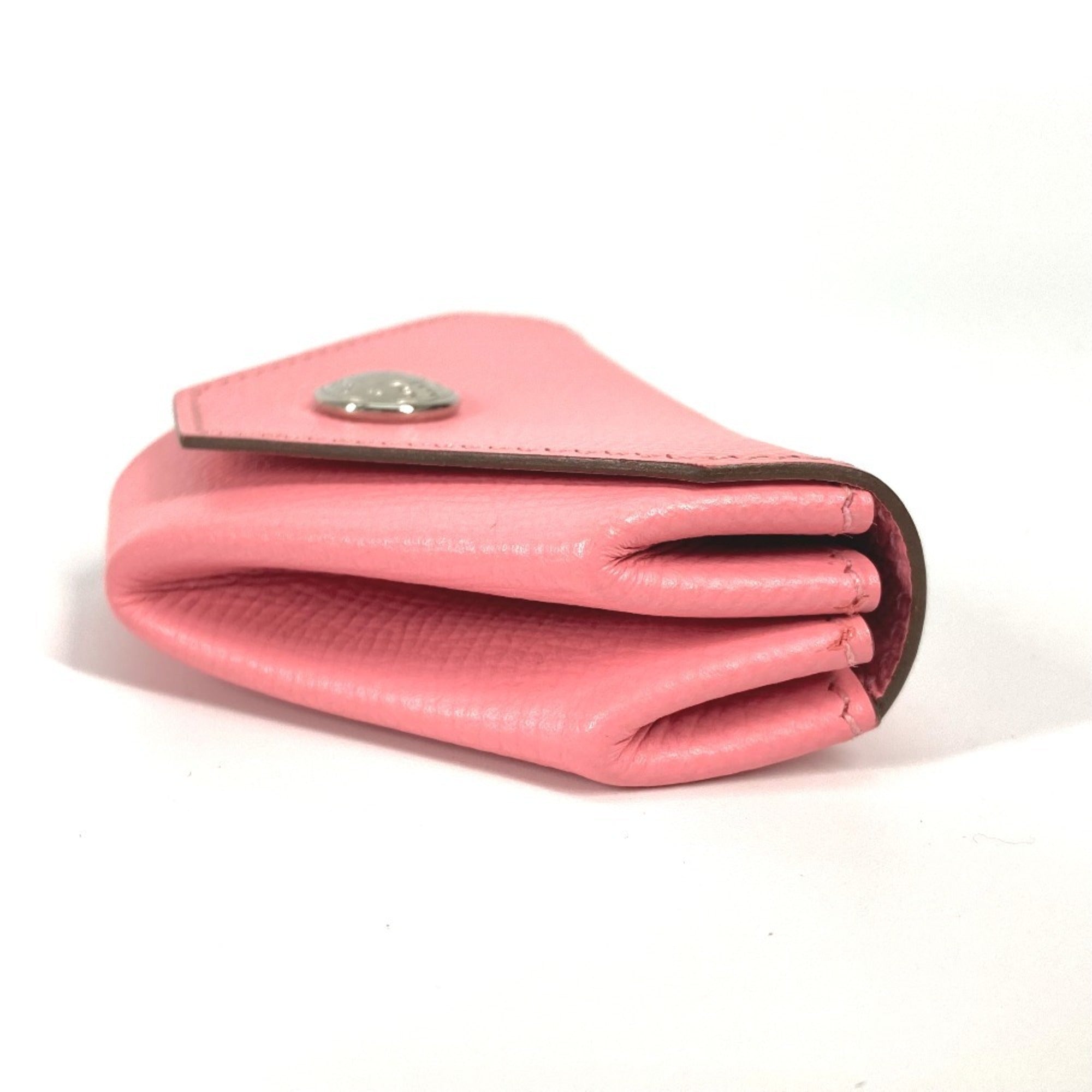 Hermes Pink Rose Confetti Epsom Leather Coin Purse/Coin Case (Pre-Owned)