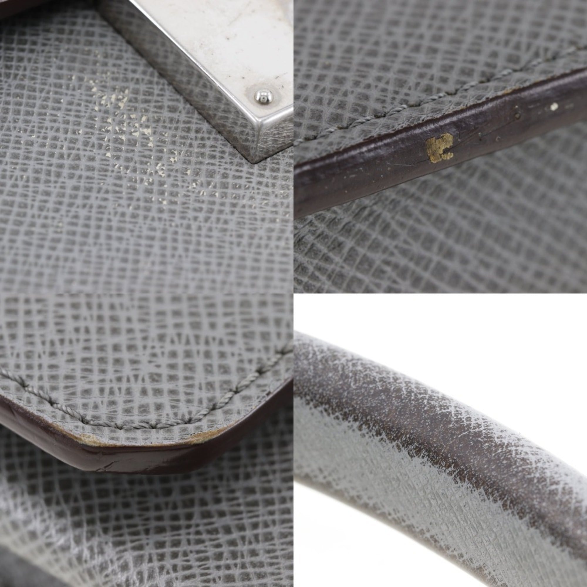 Louis Vuitton Glacier Gray Taiga Leather Briefcase (Pre-Owned)