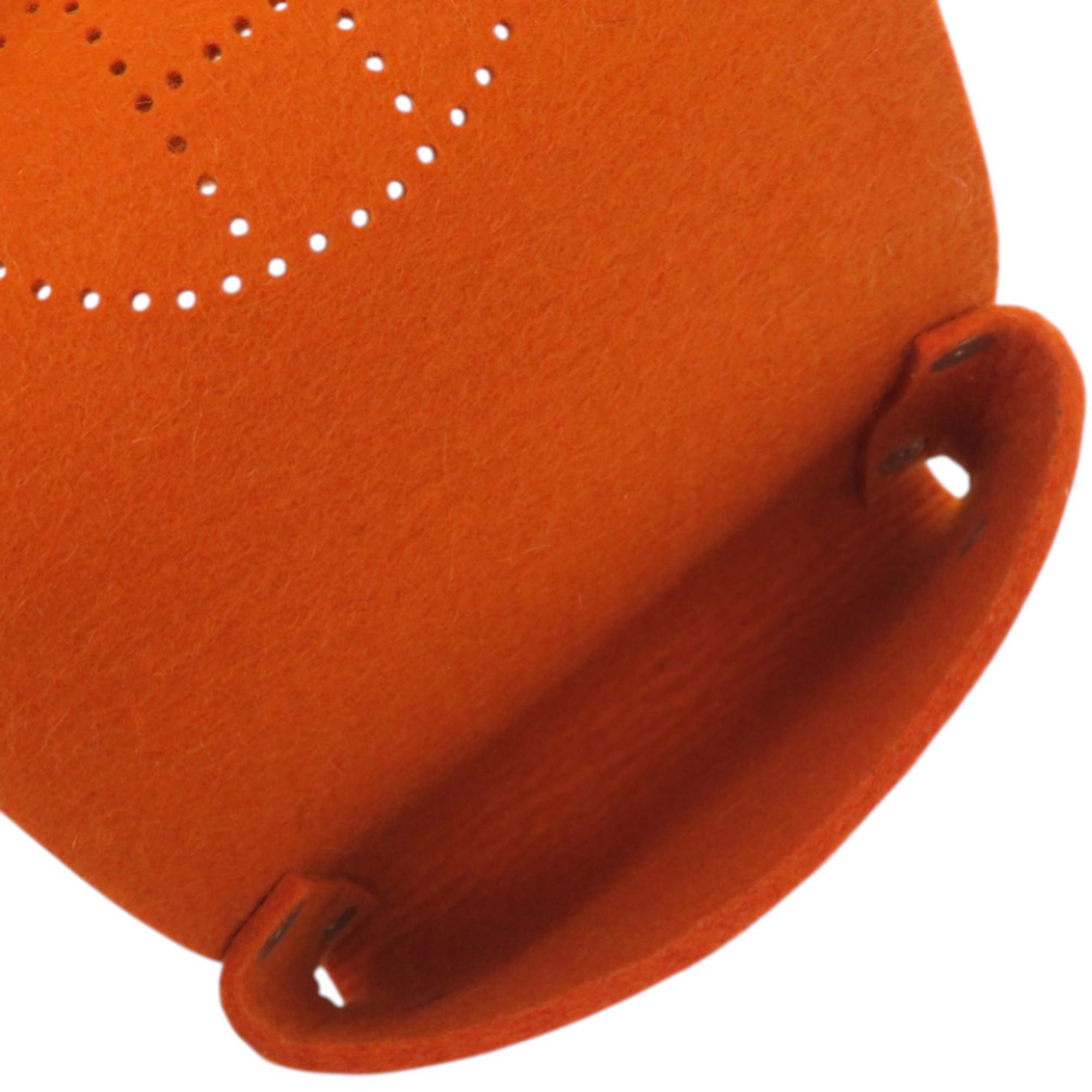 Hermes Orange Felt Pouch (Pre-Owned)