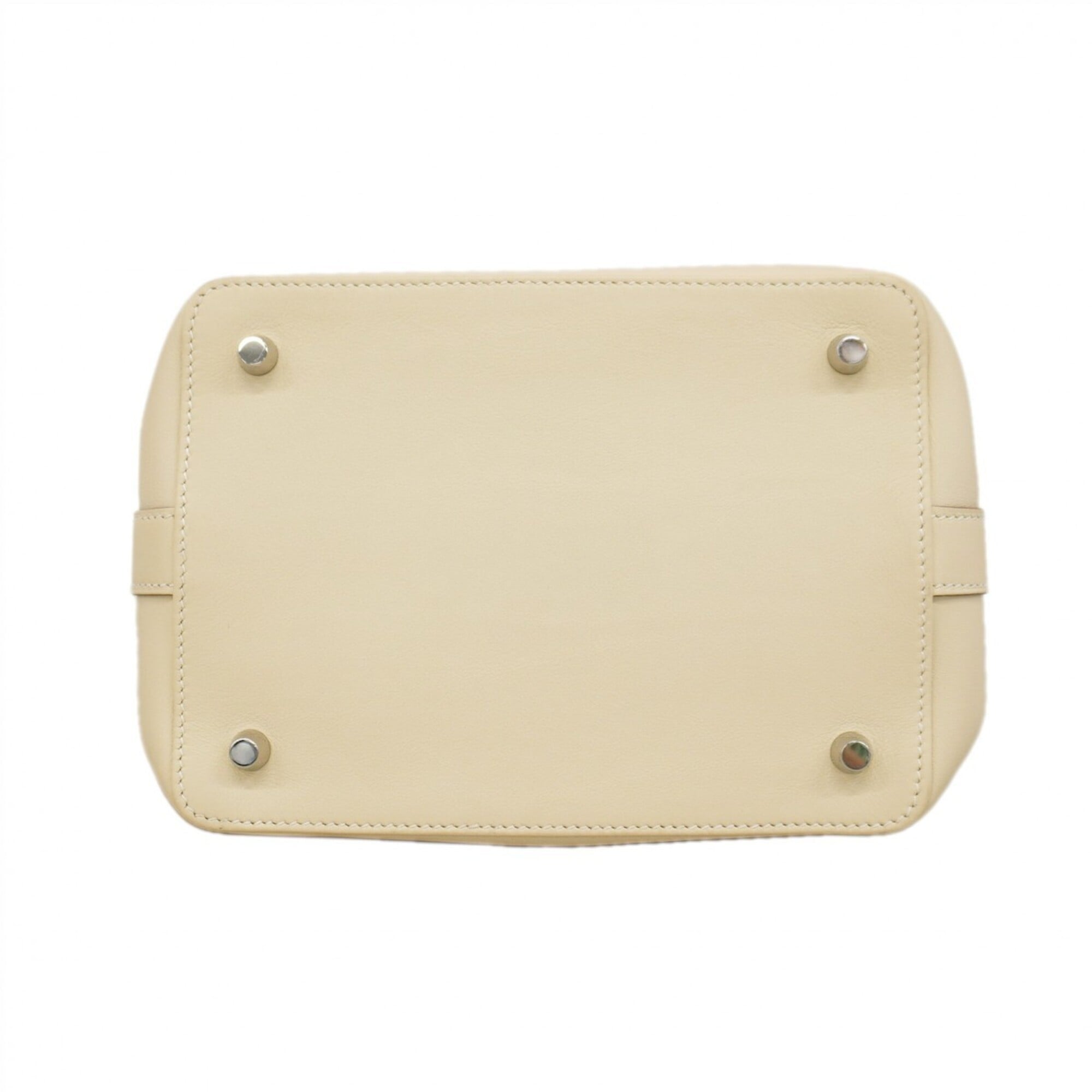 Hermes Beige Swift Leather Handbag (Pre-Owned)
