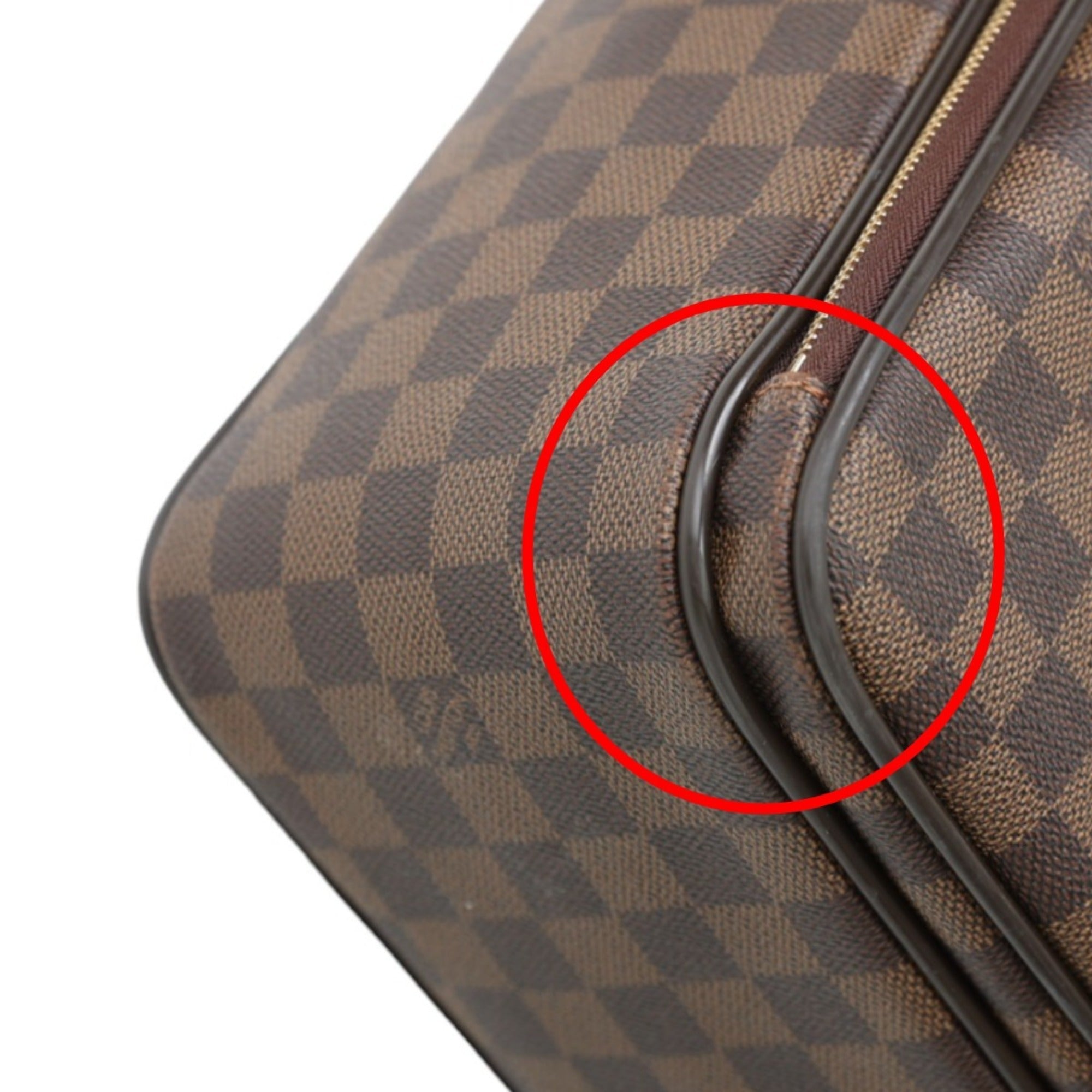 Louis Vuitton Damier Brown Damier Canvas Handbag (Pre-Owned)