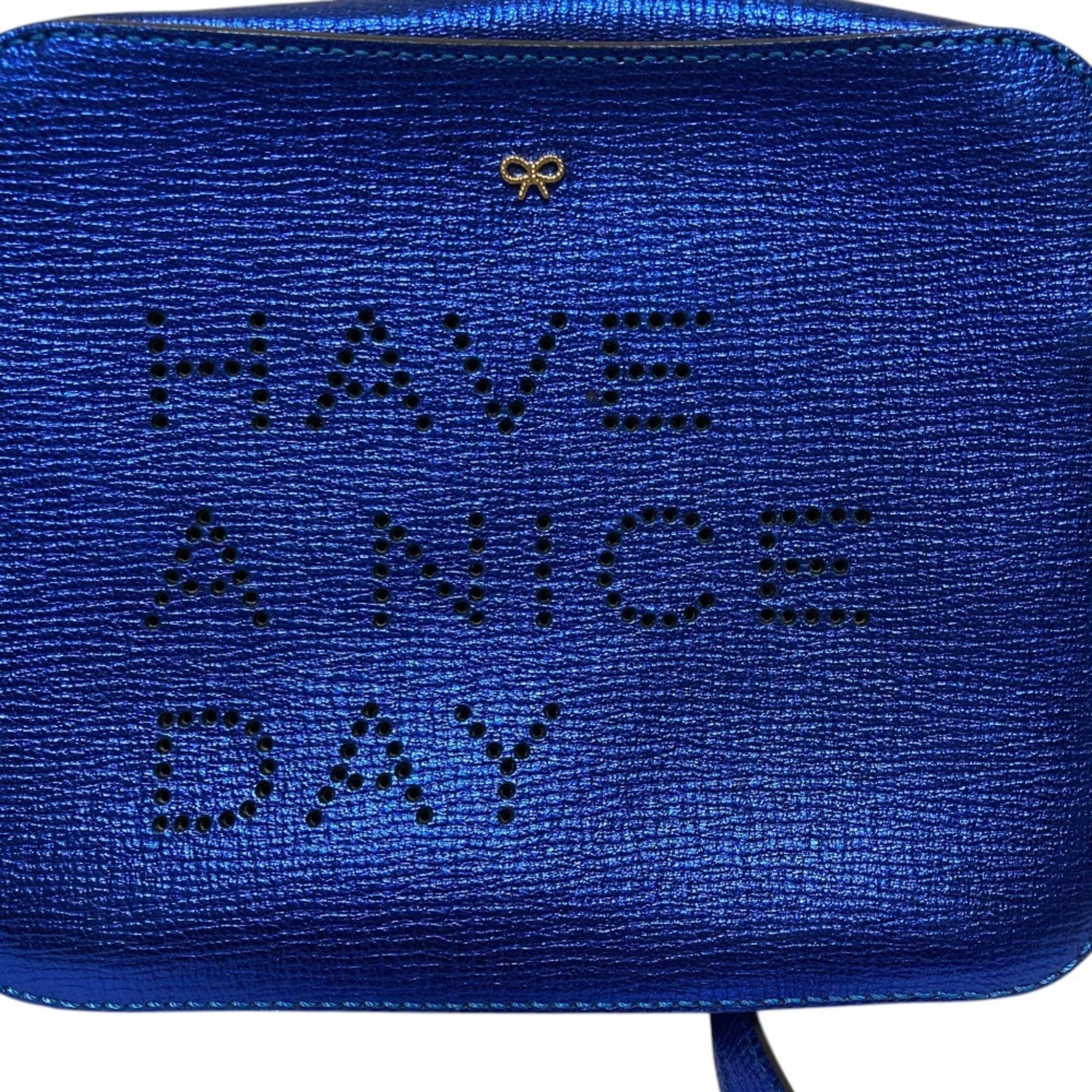 Anya Hindmarch Blue Shoulder Bag (Pre-Owned)