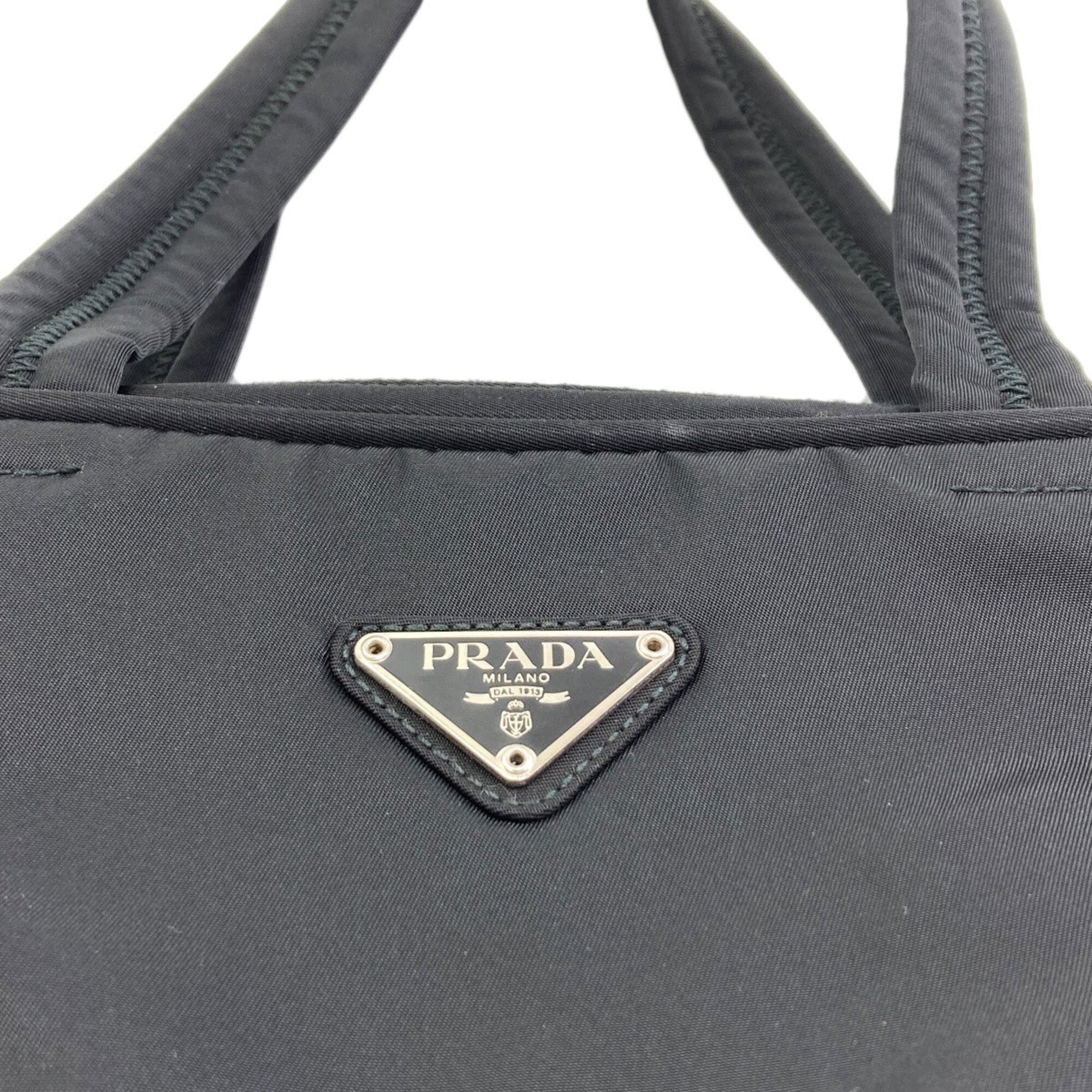 Prada Black Nylon Handbag (Pre-Owned)