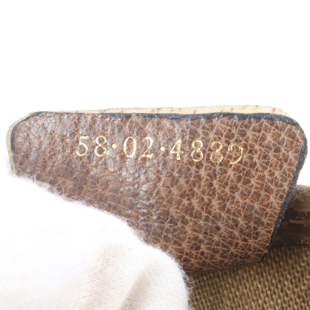 Gucci Brown Leather Coated Canvas Tote Bag (Pre-Owned)