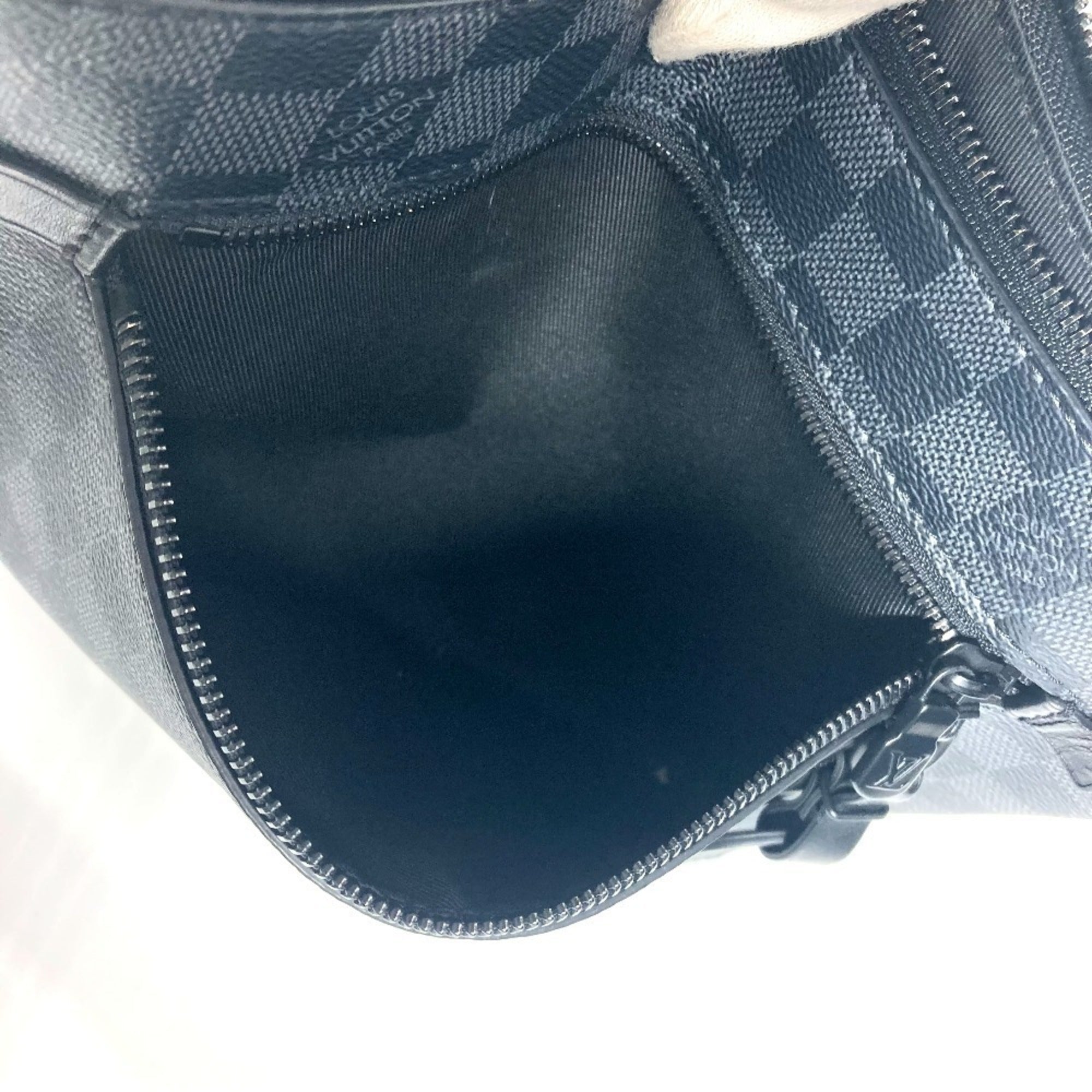 Louis Vuitton Black Damier Graphite Clutch Bag Pouch (Pre-Owned)