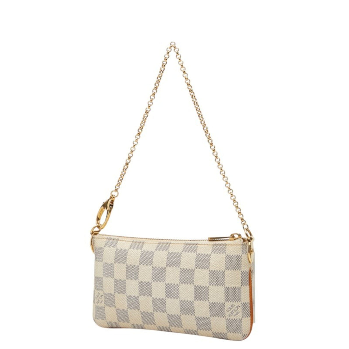 Louis Vuitton White Pvc Leather Handbag (Pre-Owned)