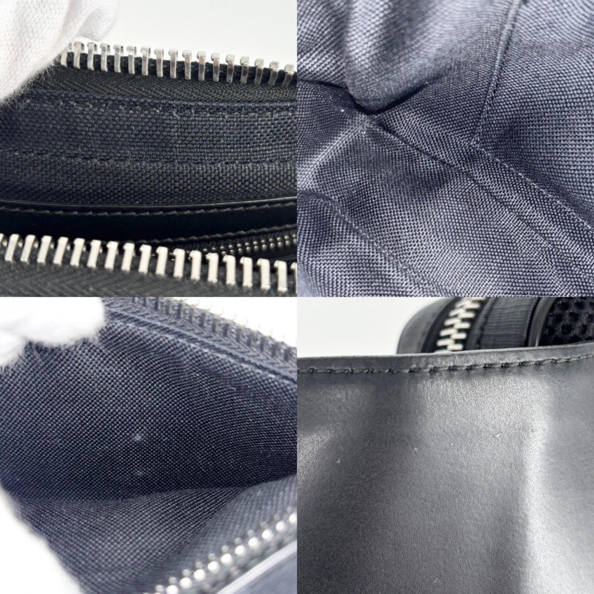 Gucci Black Gg Supreme Leather Fanny Pack (Pre-Owned)