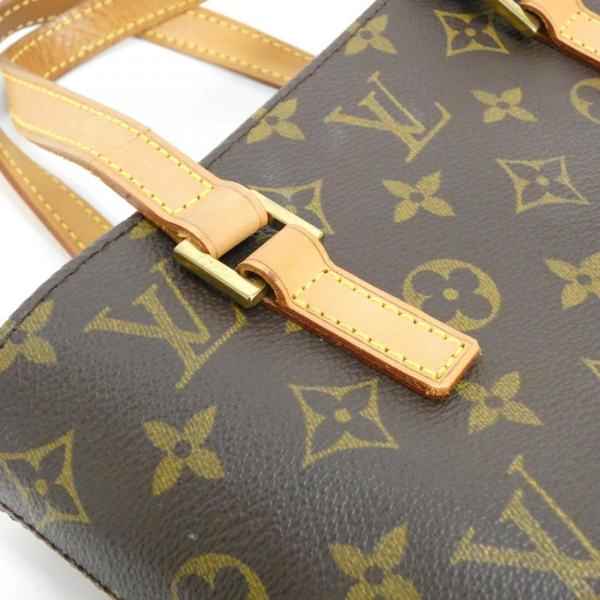 Louis Vuitton Marron Coated Canvas Handbag (Pre-Owned)