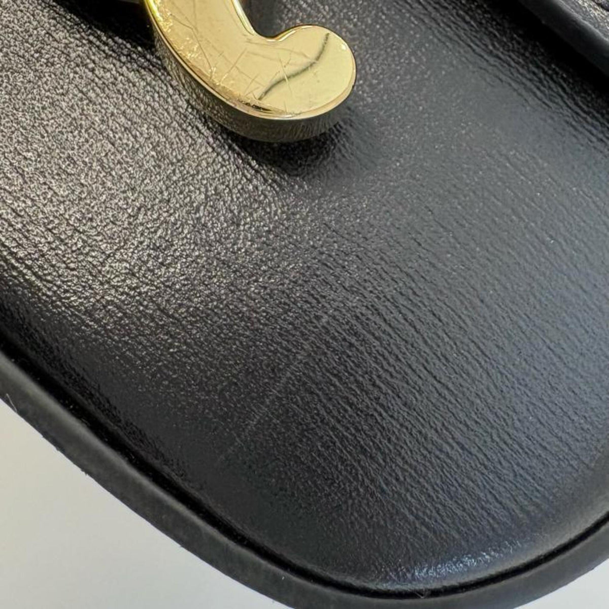 Celine Black Leather Shoulder Bag (Pre-Owned)