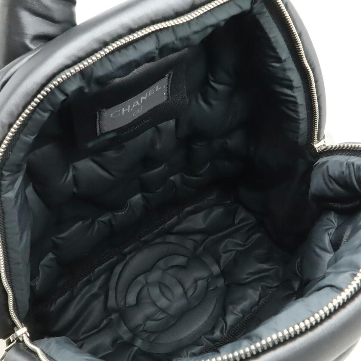Chanel Black Nylon Backpack (Pre-Owned)