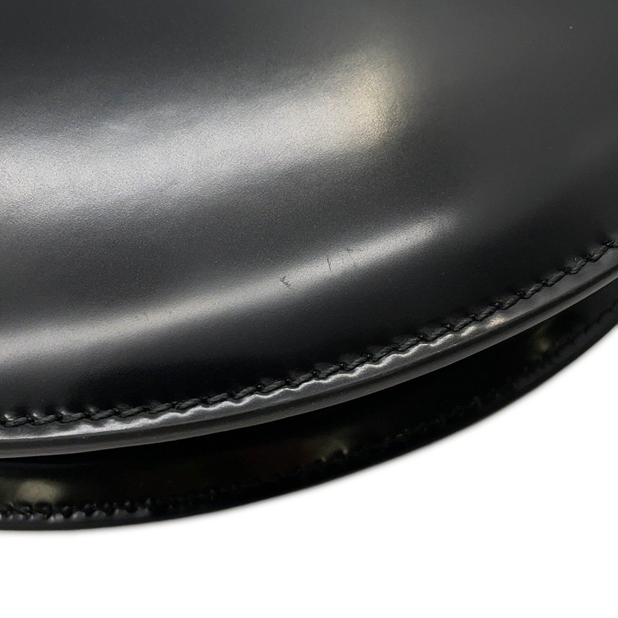 Gucci Black Leather Handbag Shoulder Bag (Pre-Owned)