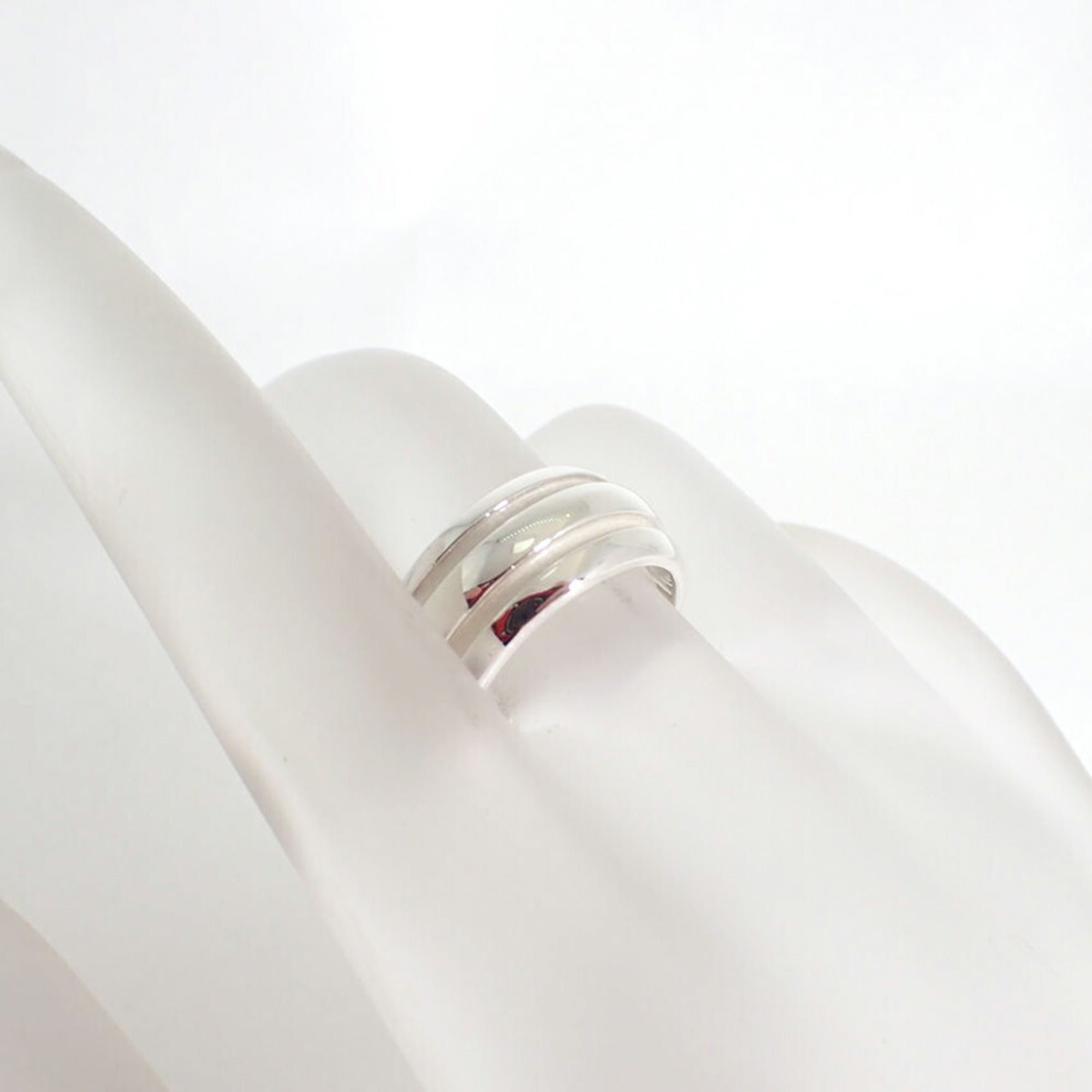 Tiffany Sterling Silver 925 Band Ring (Pre-Owned)