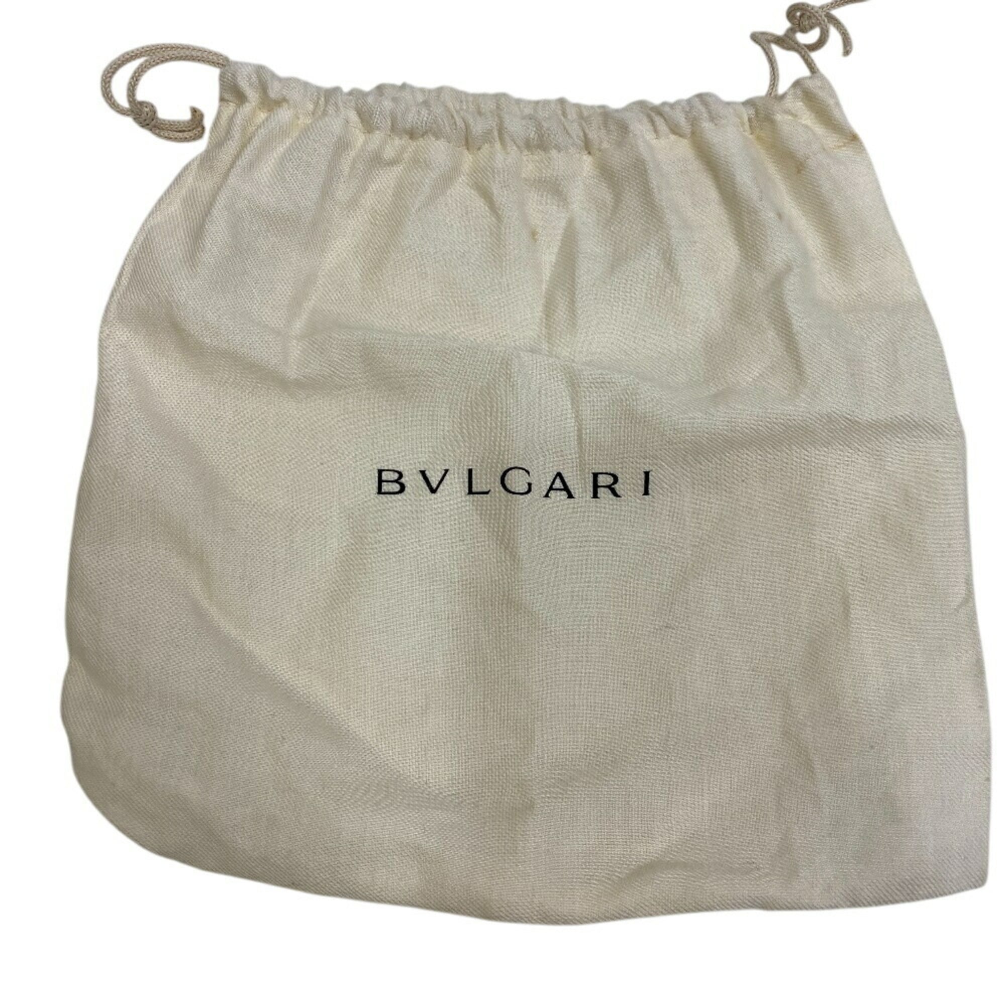 Bvlgari Black Leather Shoulder Bag (Pre-Owned)