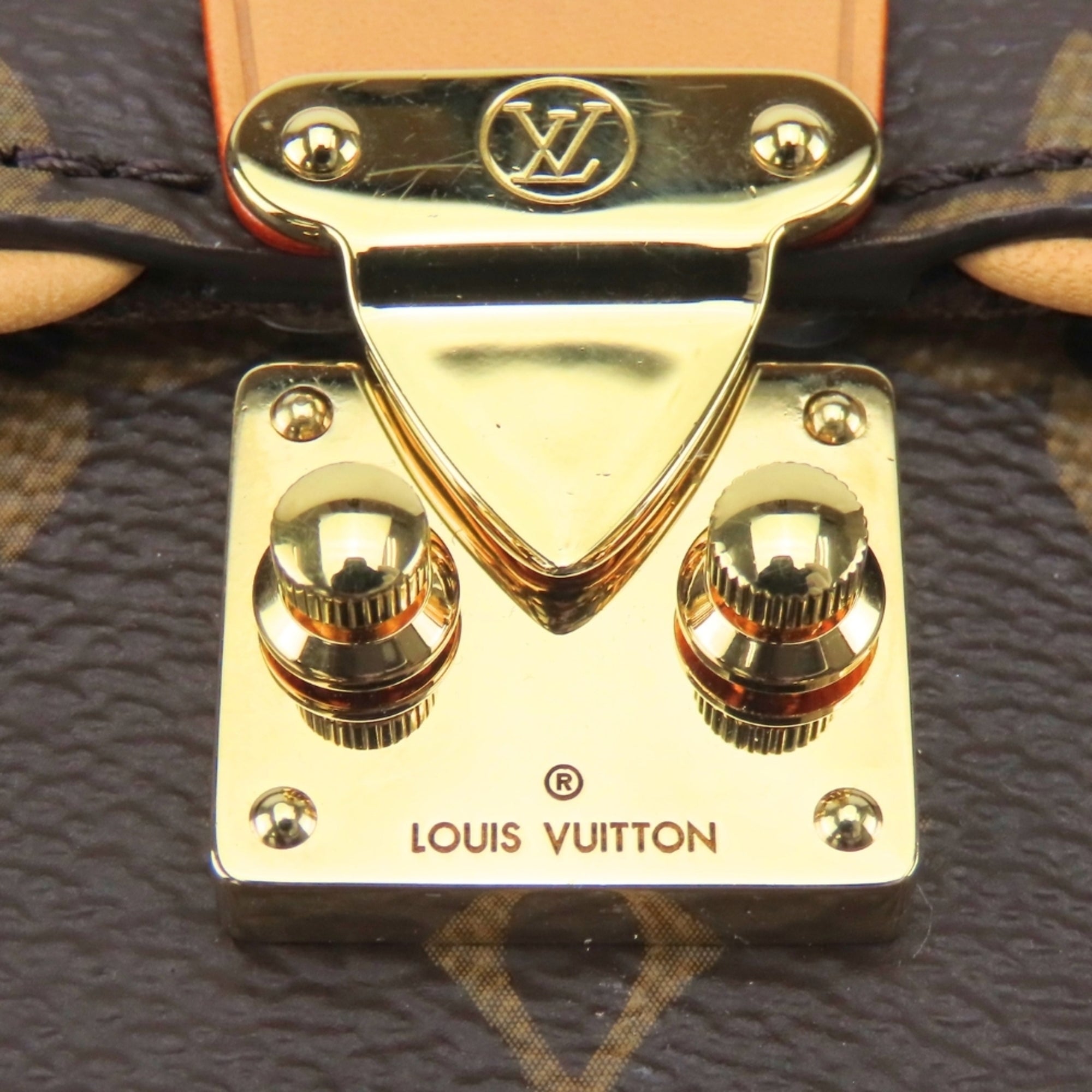 Louis Vuitton Monogram Brown Monogram Pochette Shoulder Bag (Pre-Owned)