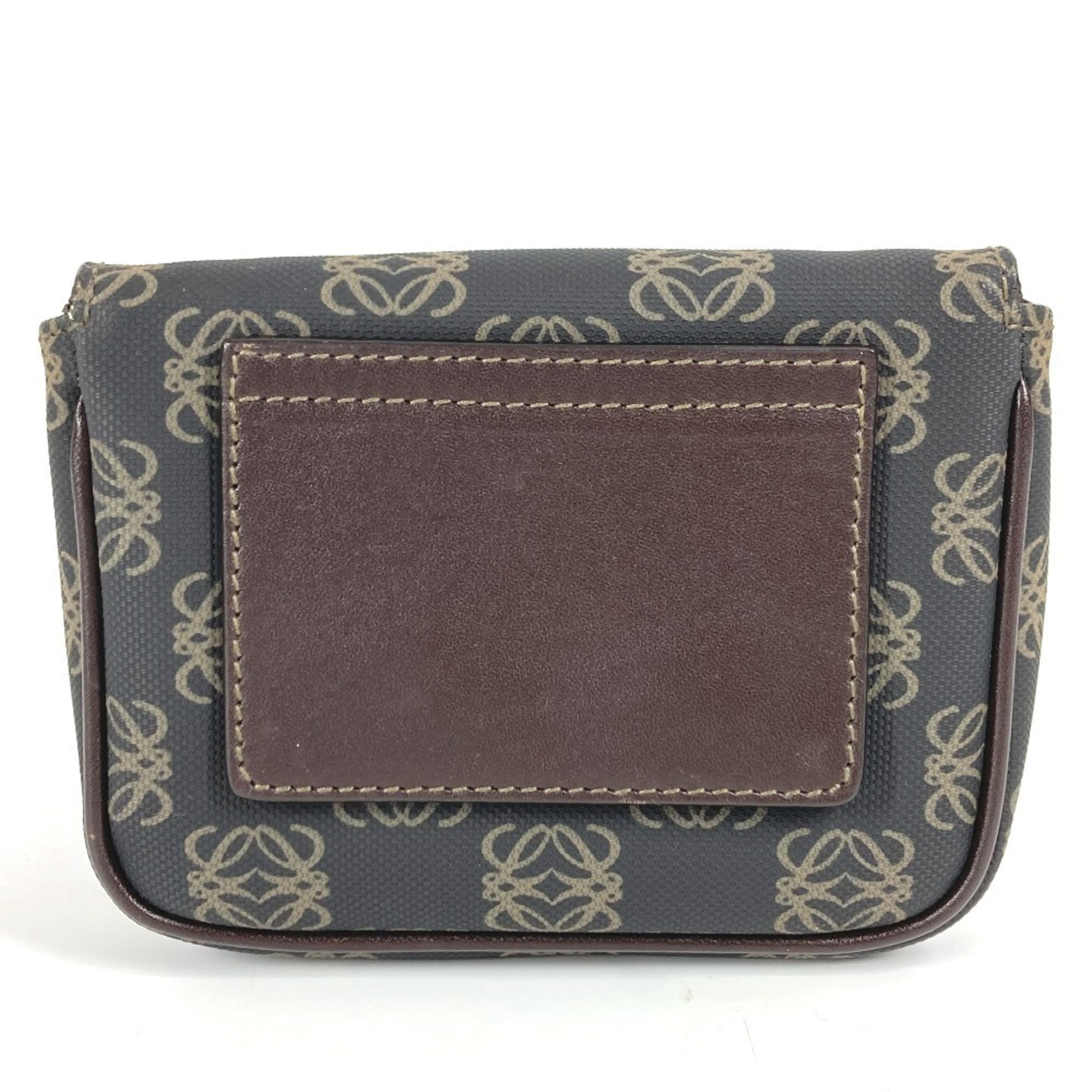 Loewe Brown Pvc Leather Pouch (Pre-Owned)