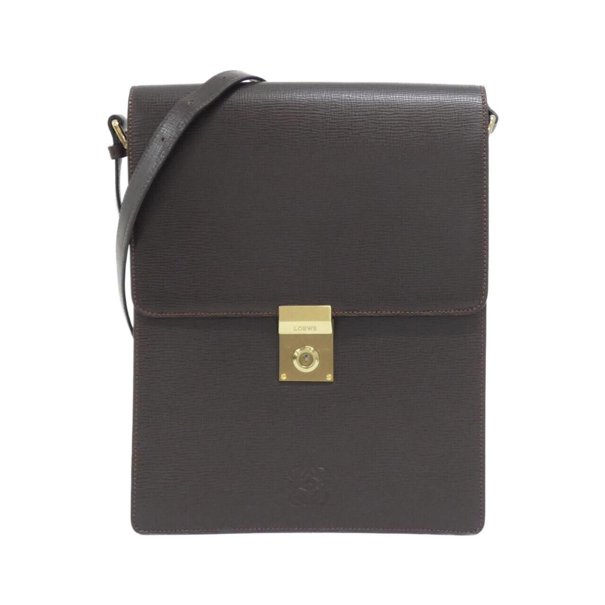 Loewe Brown Leather Shoulder Bag (Pre-Owned)