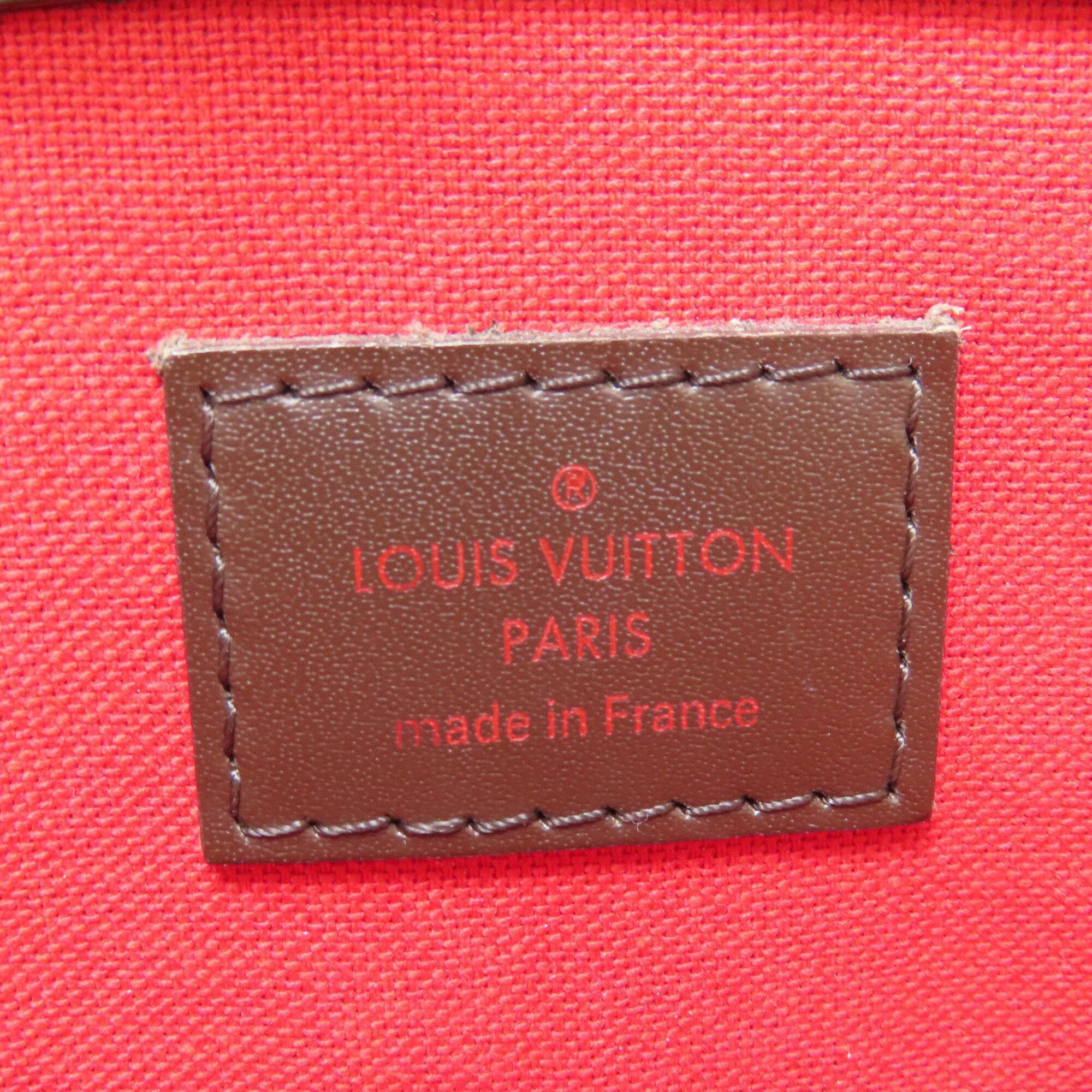 Louis Vuitton Damier Canvas Ebene Damier Canvas Tote Bag (Pre-Owned)