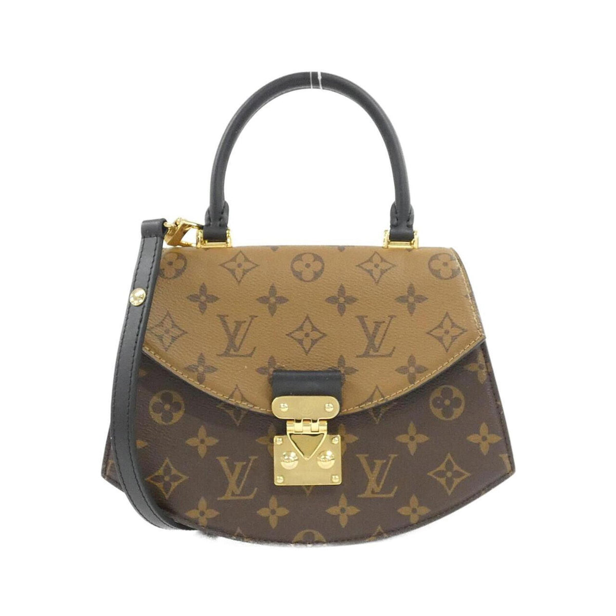 Louis Vuitton Brown Coated Canvas Handbag (Pre-Owned)